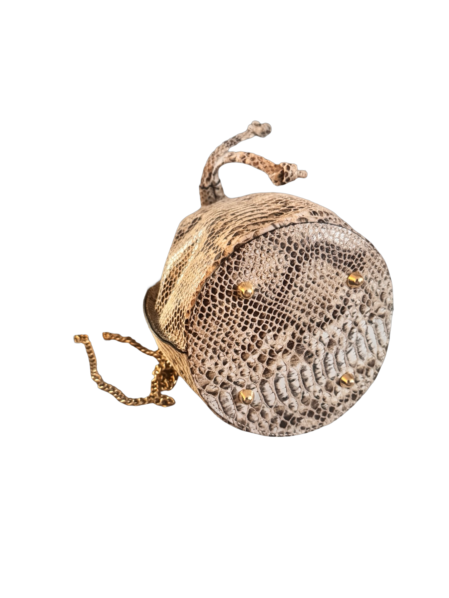 House of Harlow 1960 Snakeskin Print Bucket Bag NWT