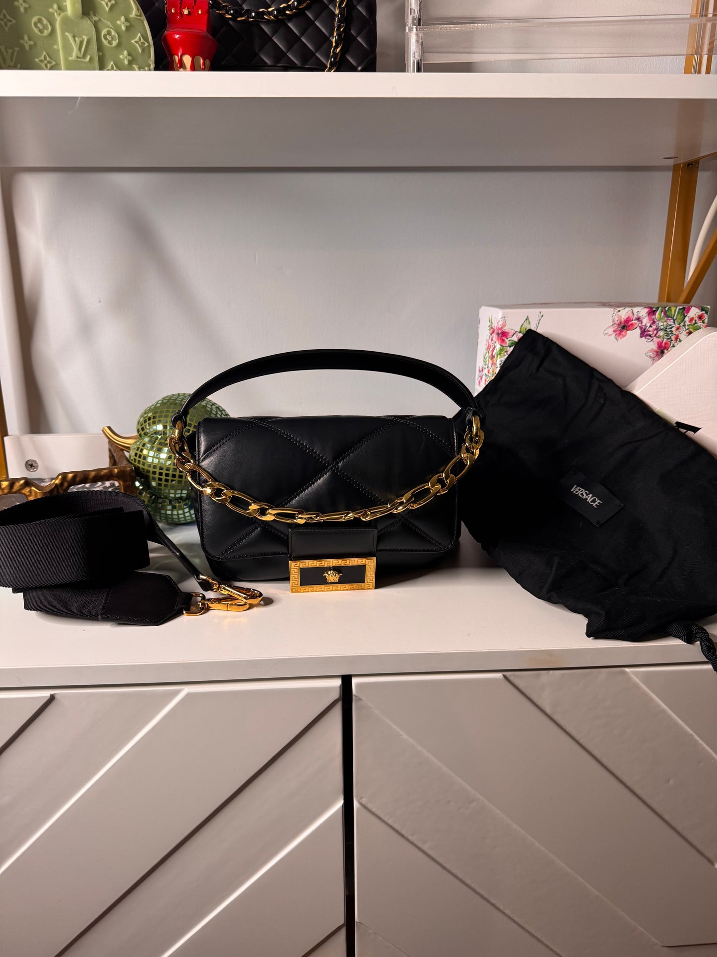 Versace Calfskin Small Bag NWOT