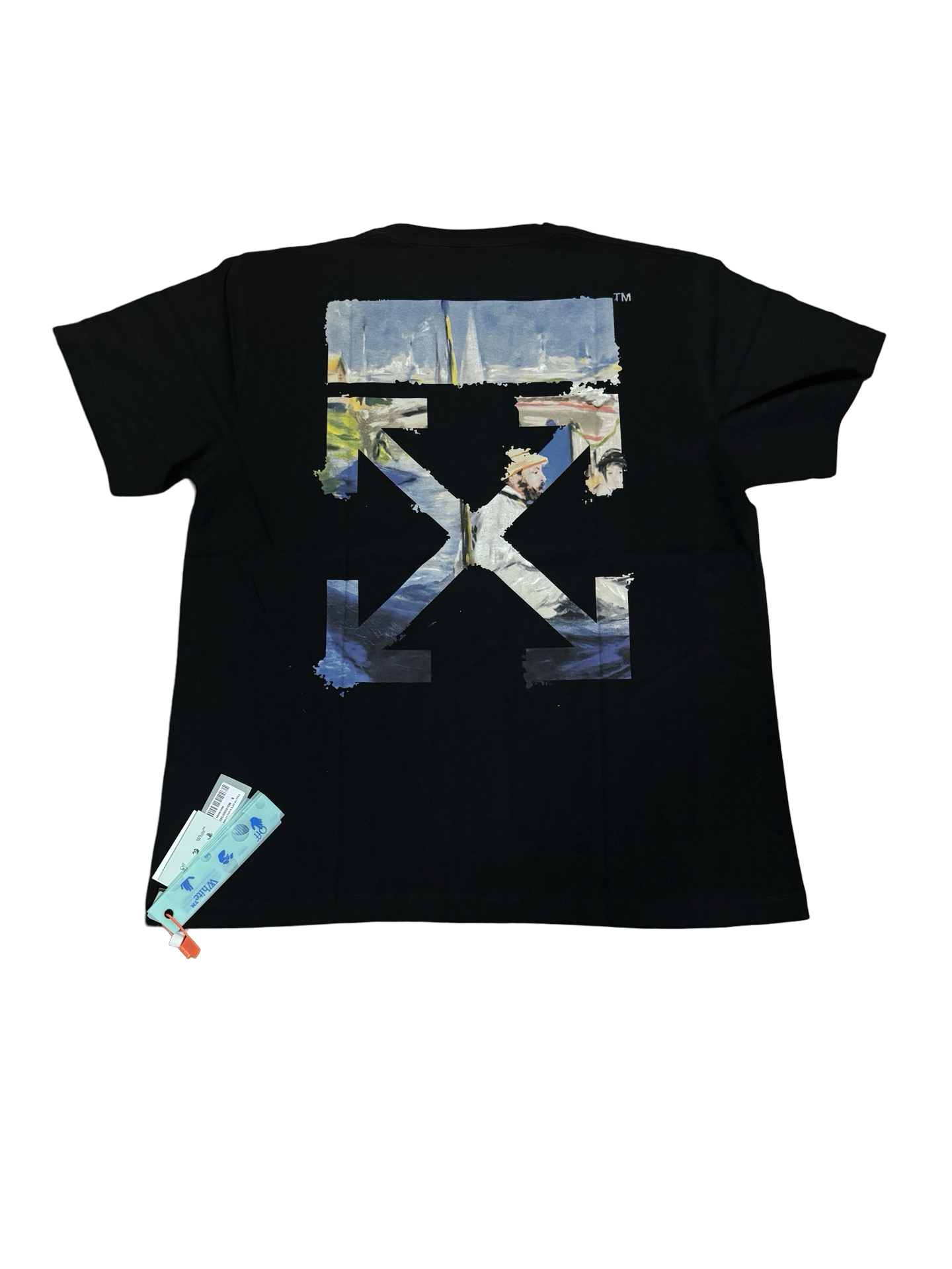 Off white boat tee hot sale