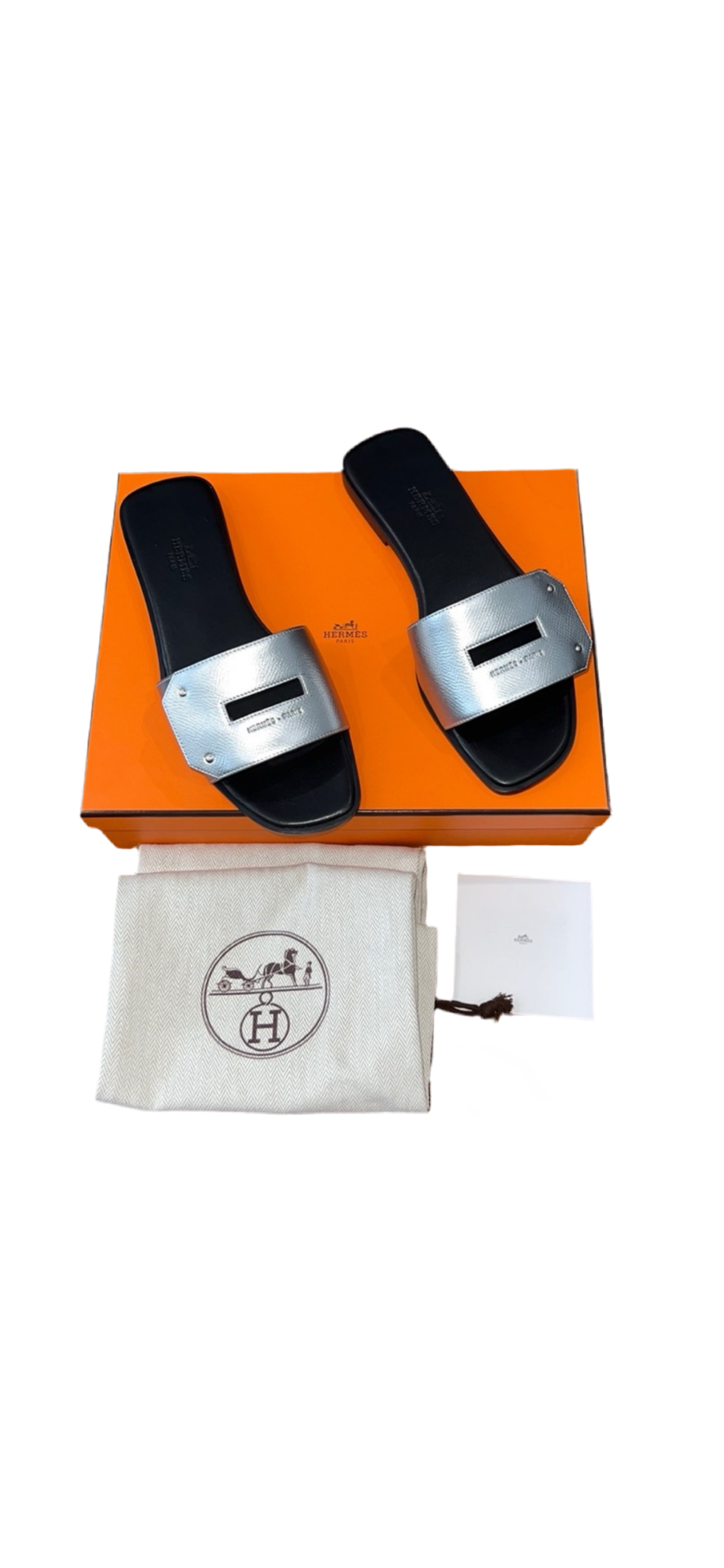 Hermes Calfskin Flat Sandal BNIB