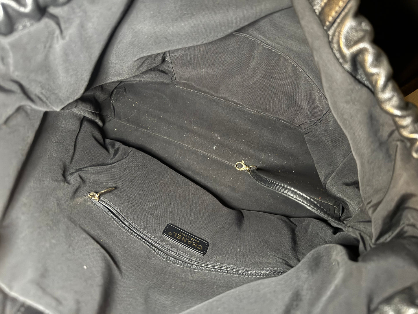 2019 Chanel Limited Edition Diamond Quilted Shopper Tote – Black Lambskin