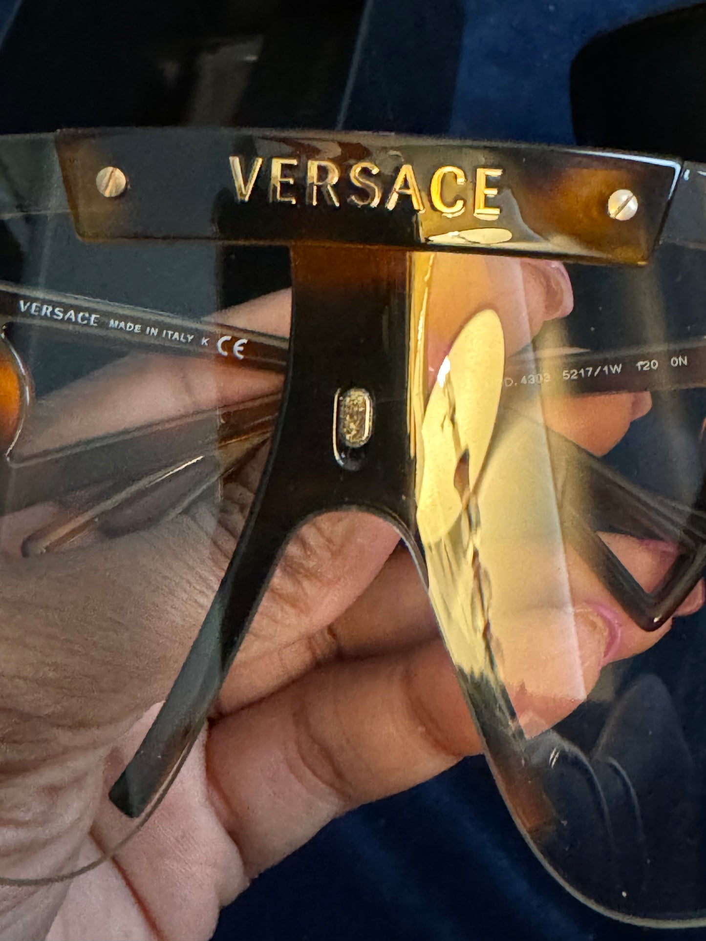 Versace Medusa Icon Shield Sunglasses (Preowned)