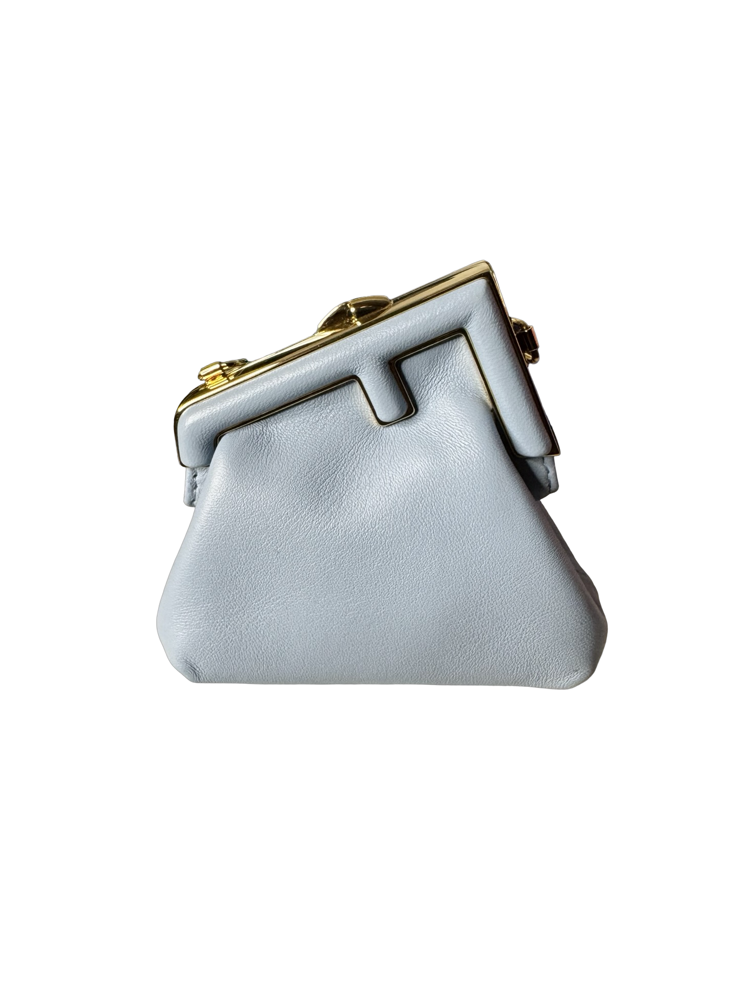 Fendi First Nano Bag – Baby Blue Nappa Leather-NWOT