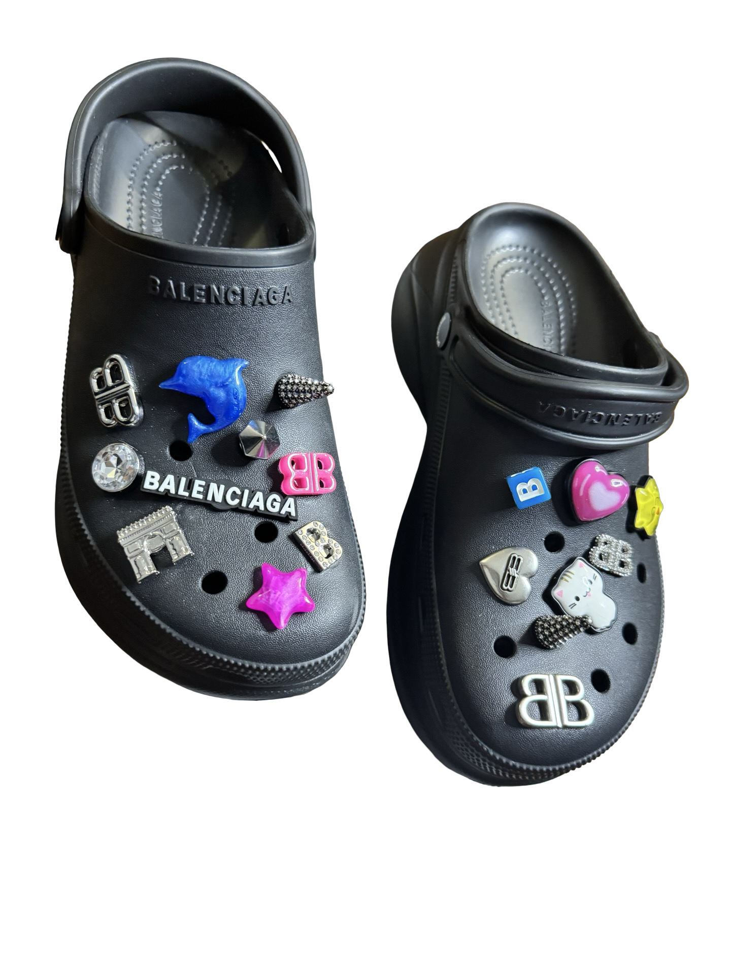 Balenciaga x Crocs Madame Jibbitz Mule Platform Strap — Size 39