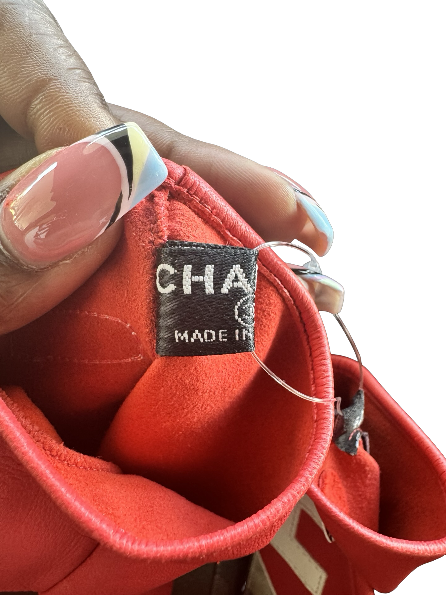 Chanel S/S 2019 "By The Sea" Lambskin Split-Logo Gloves