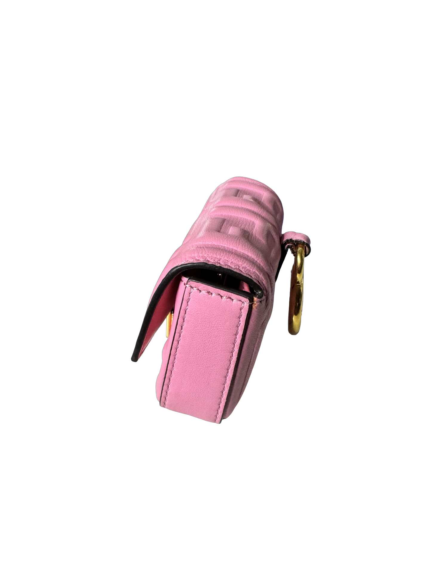 Fendi FF Nano Baguette Charm — Lollypop Pink (Preloved)
