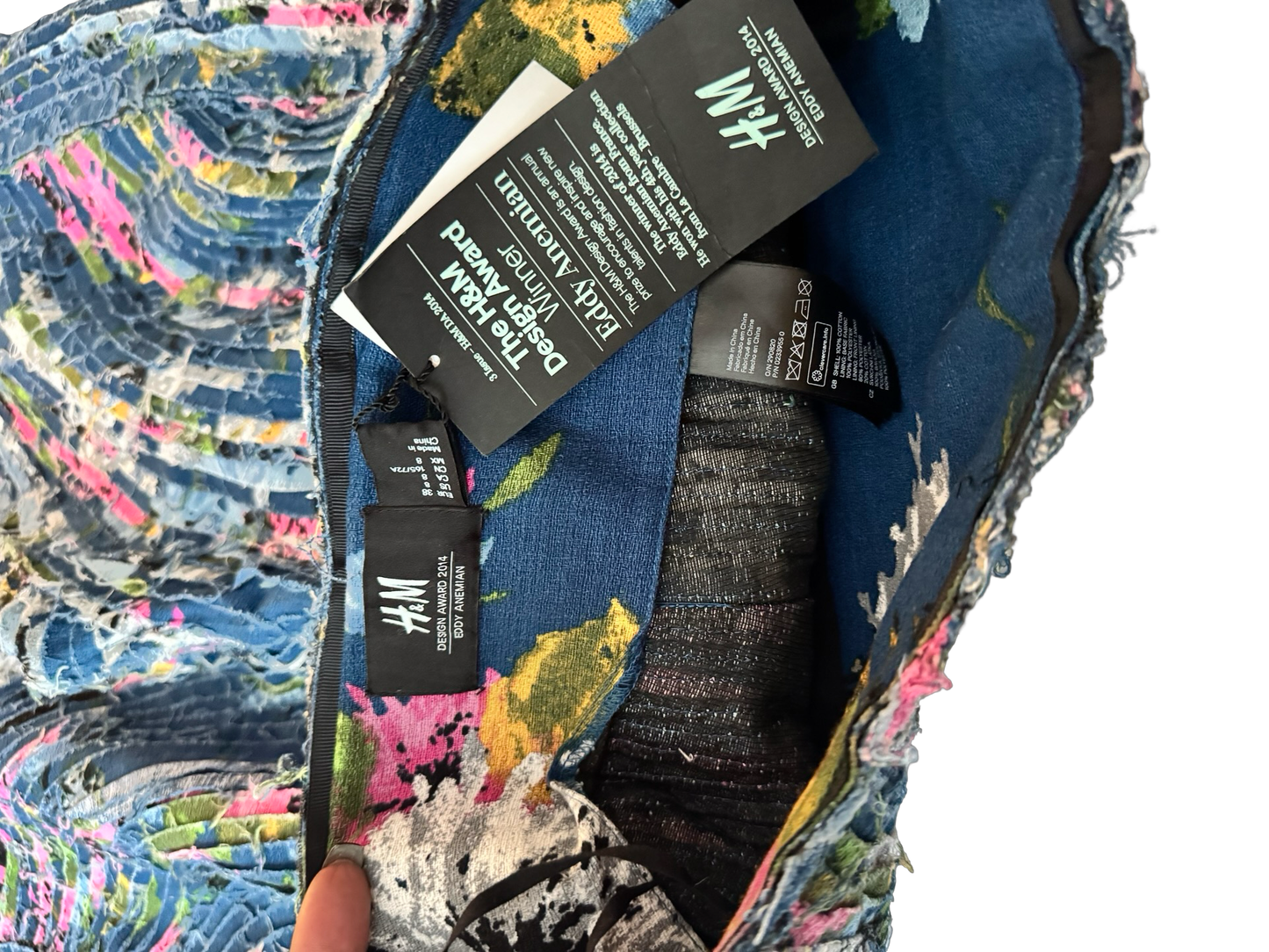 🌟 Rare Archive: H&M Design Award x Eddy Anemian Floral Textured Pants