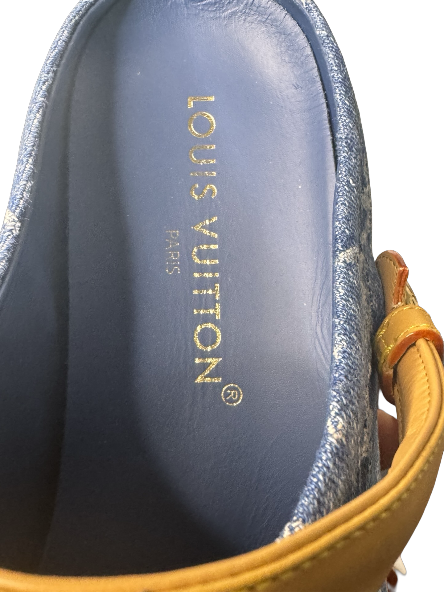Louis Vuitton Aspen Denim Remix Clog EUC