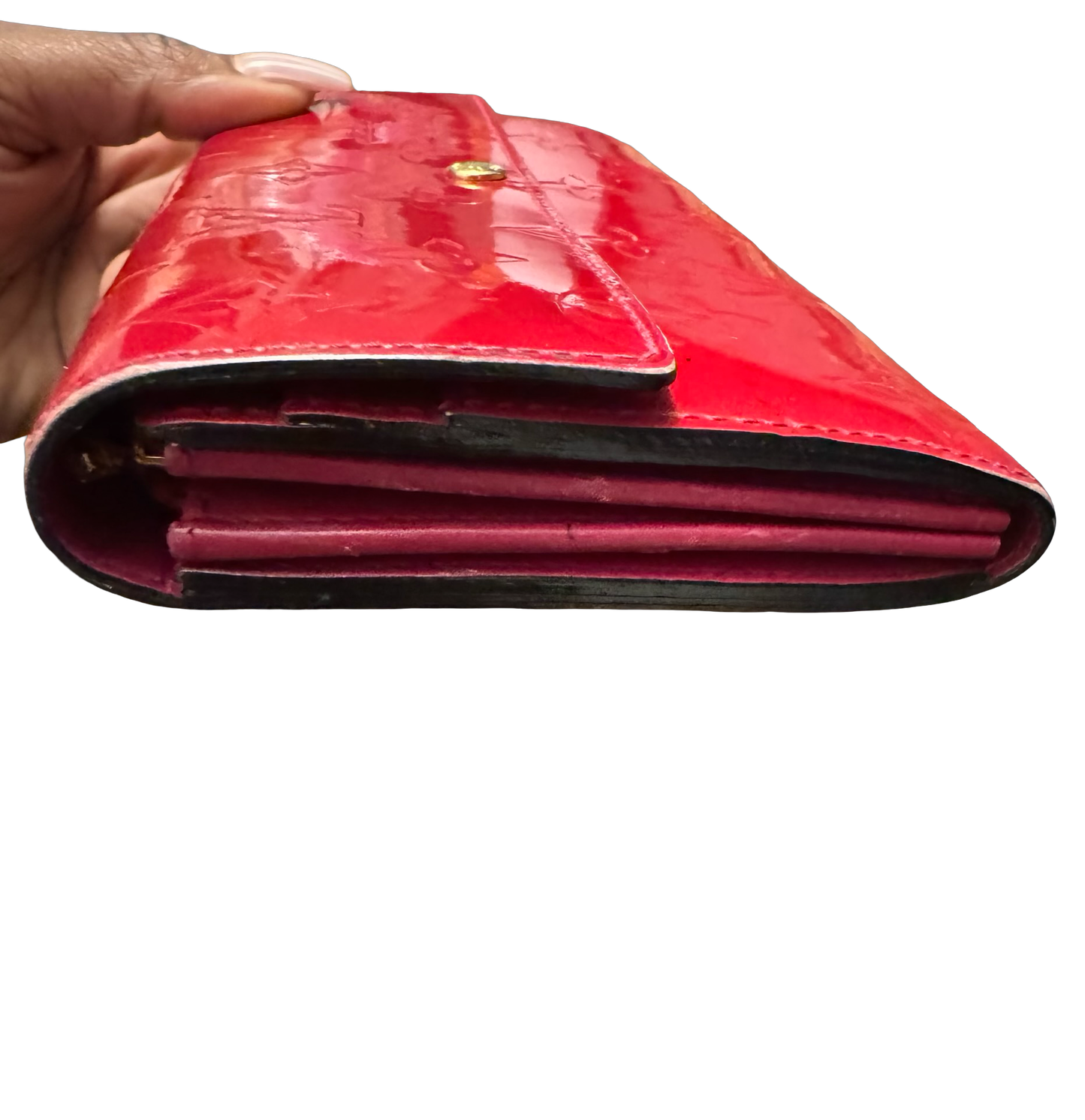 Louis Vuitton Monogram Vernis Sarah Wallet - Preloved