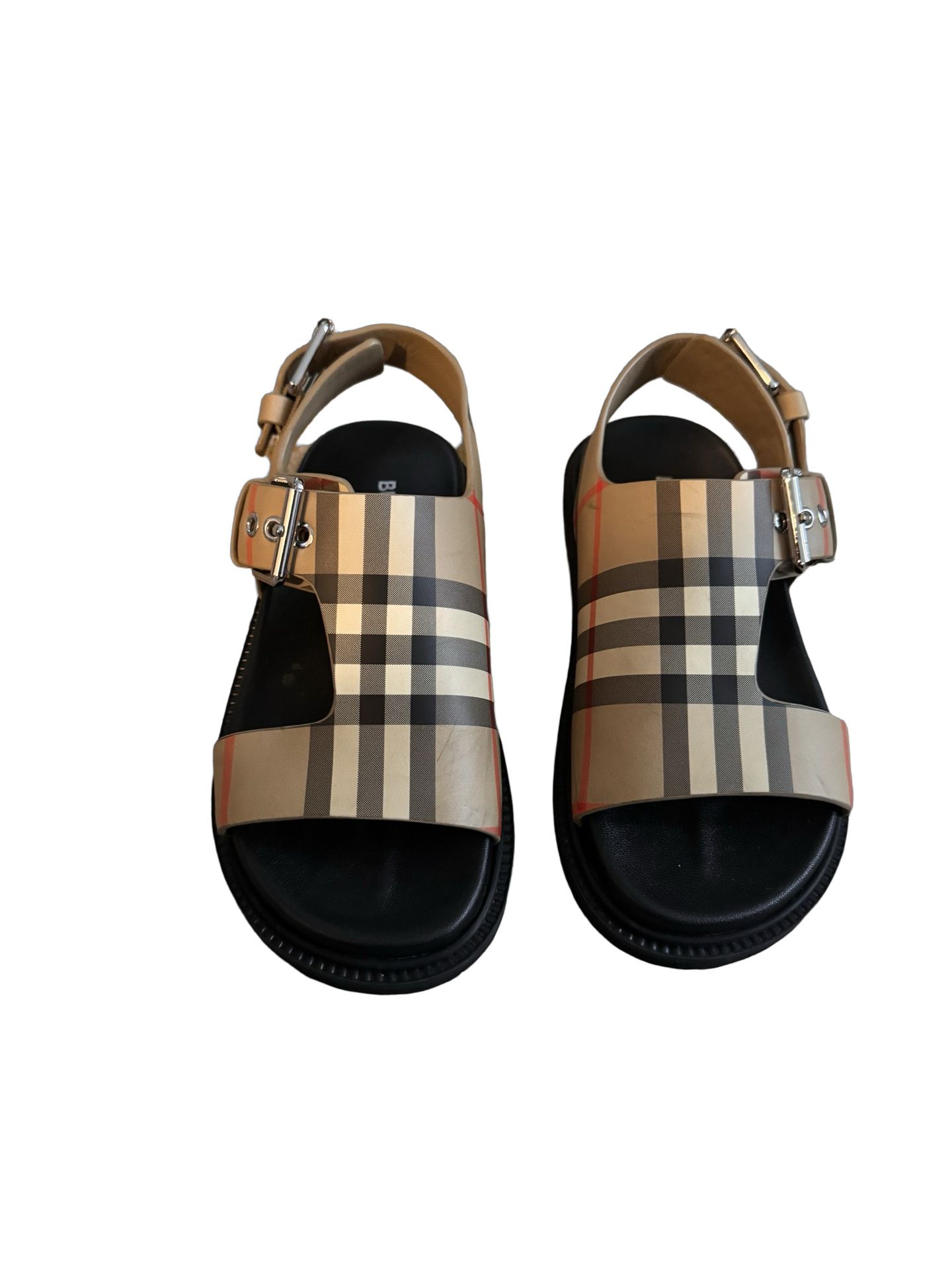 Burberry Girls Check Sandals Preloved) Sz30