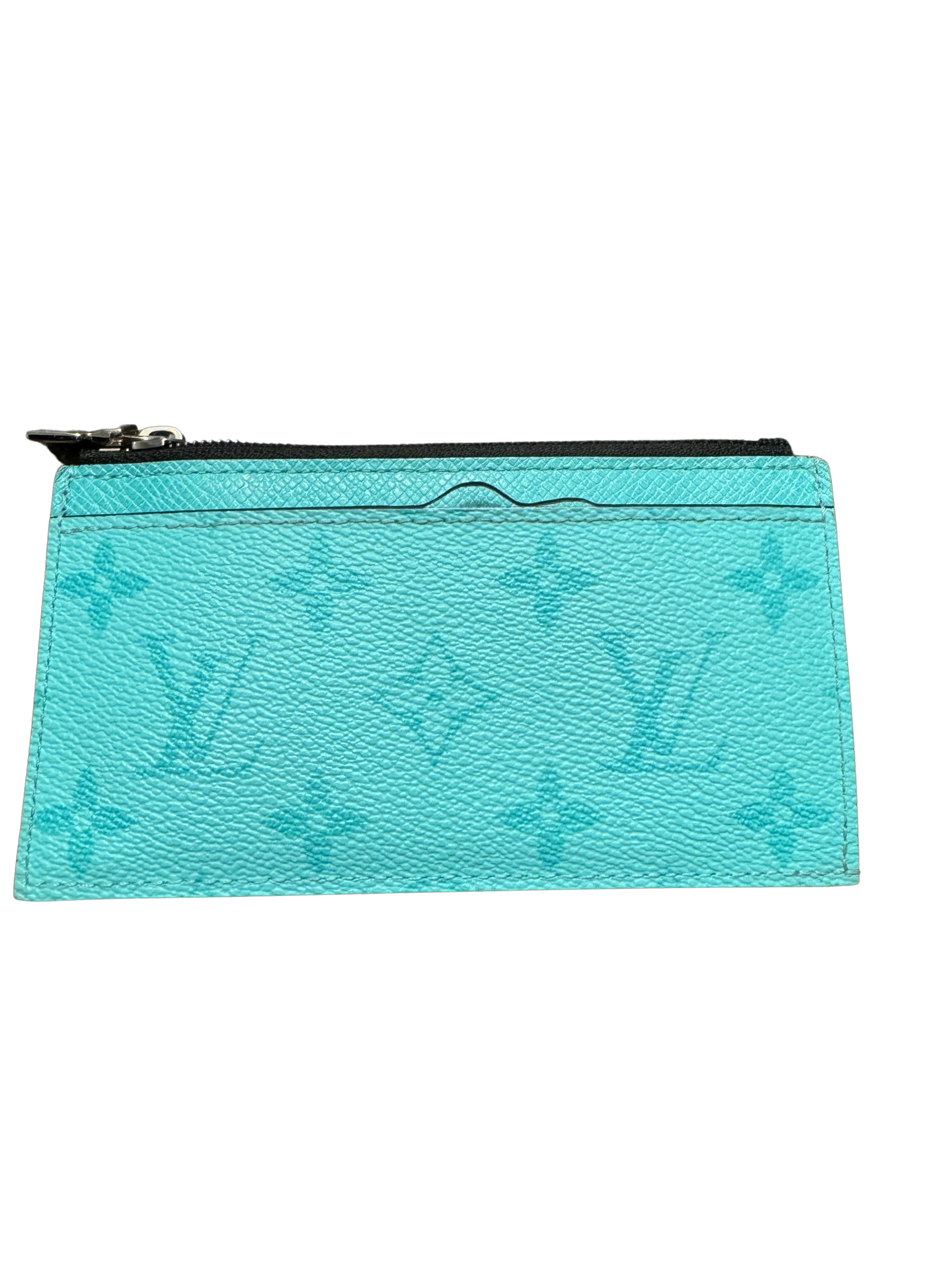 louis vuitton card holder limited edition Louis Vuitton Limited Edition Damier Azur Canvas Studded Card Holder