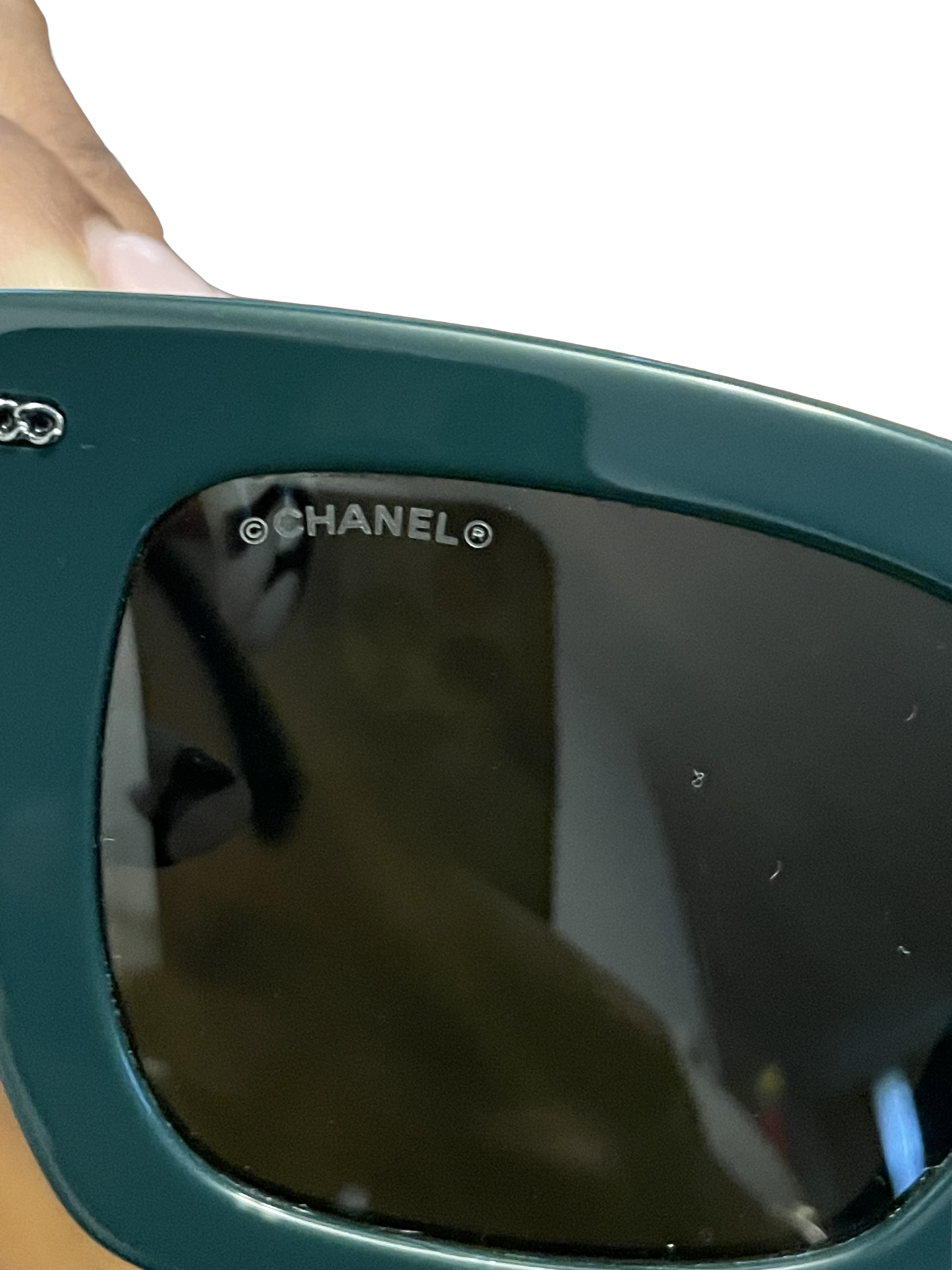 Chanel Chain Detail Sunglasses