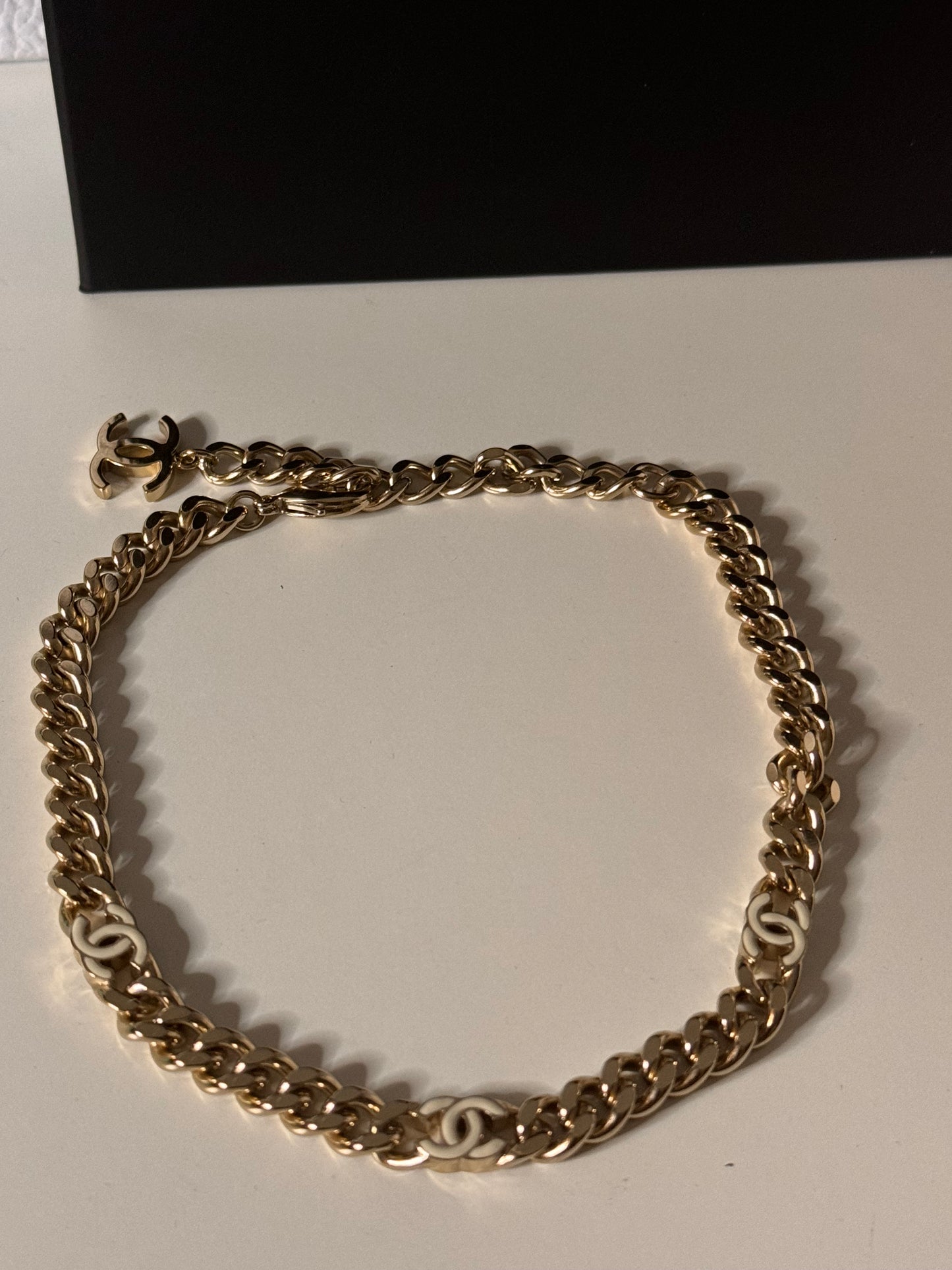 Chanel CC Enamel Choker (Preloved)