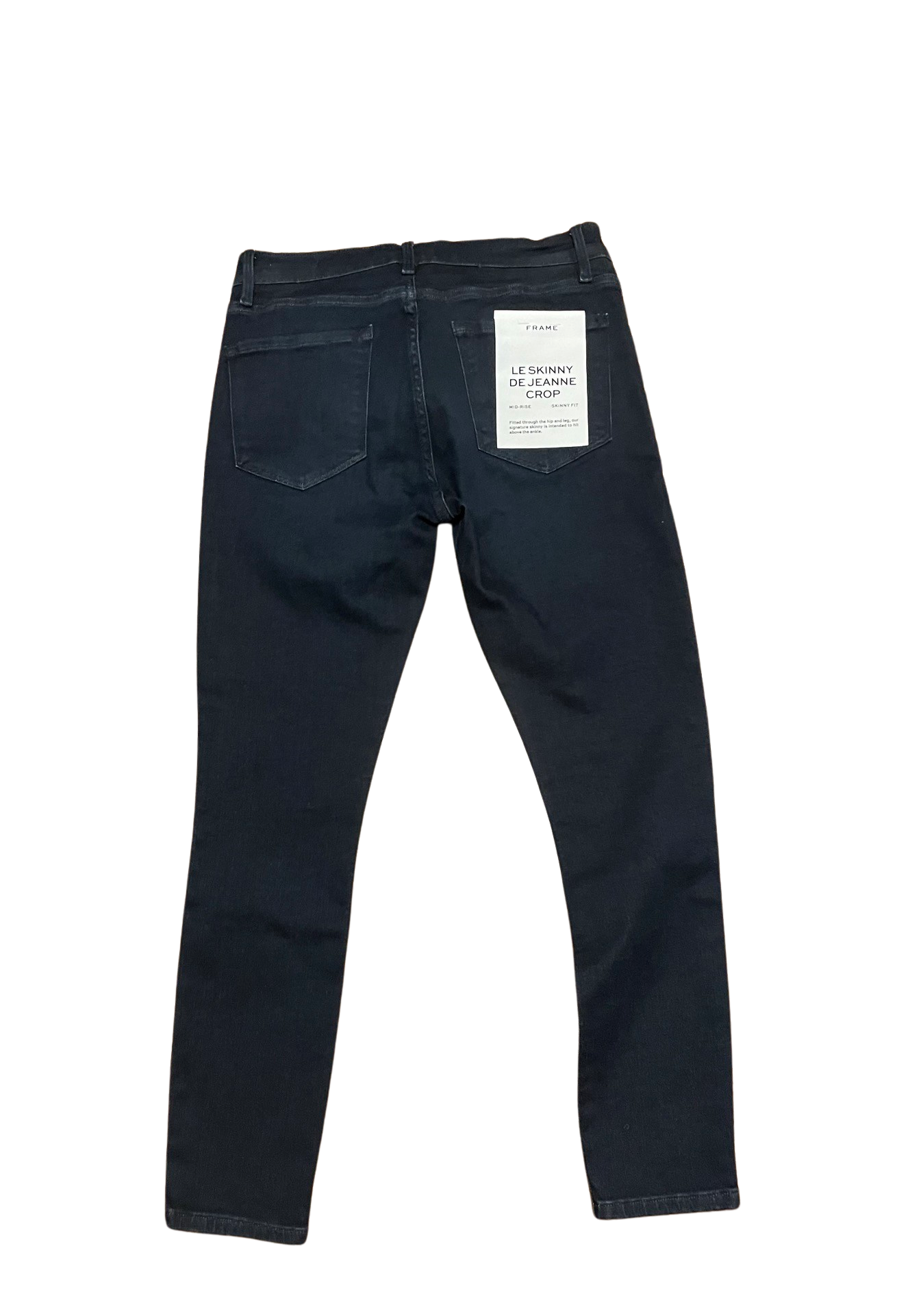 Frame Denim Dark Blue Sunny De Jeanne Cropped Sz28