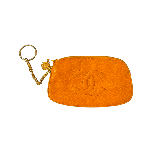 Chanel Caviar Leather Coin Pouch (Preowned)