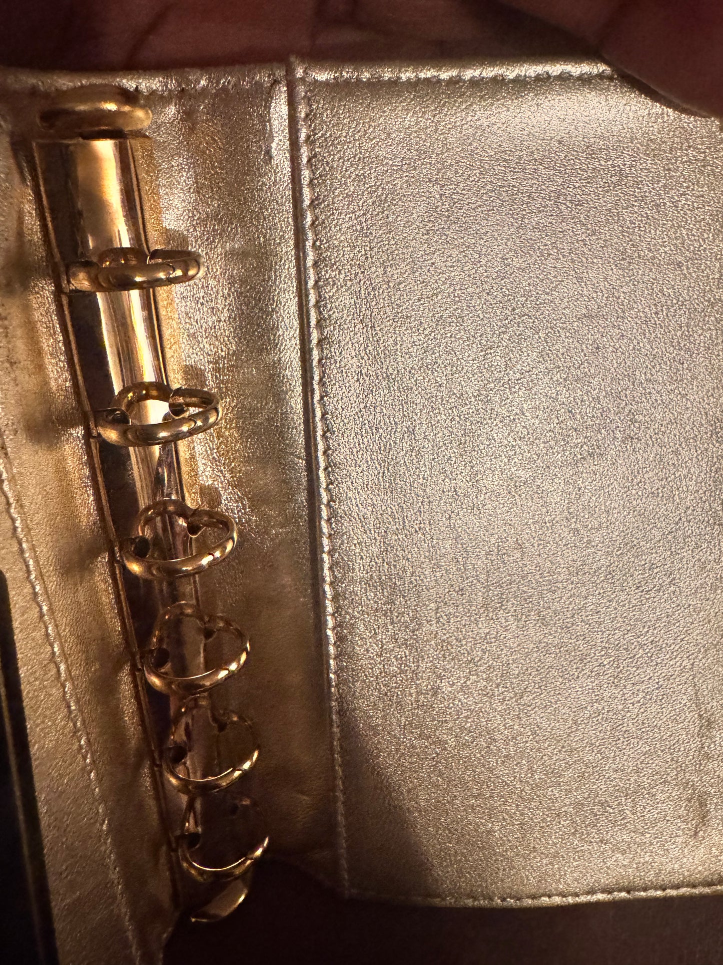 Chanel Gold Patent Lucky Symbols Agenda Ltd Ed (Preloved)