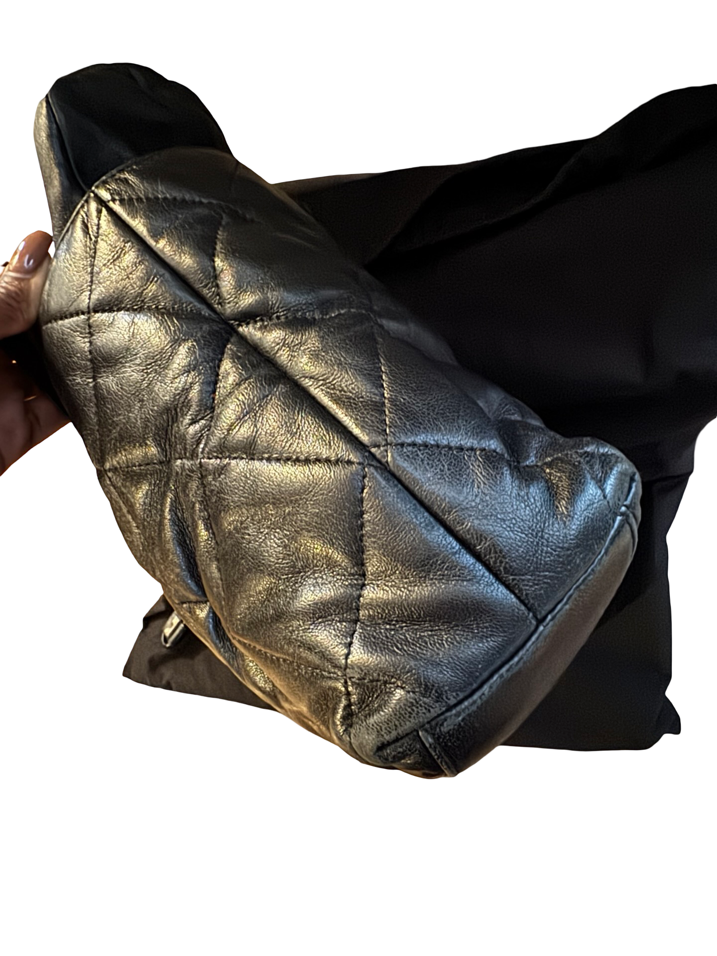 2019 Chanel Limited Edition Diamond Quilted Shopper Tote – Black Lambskin