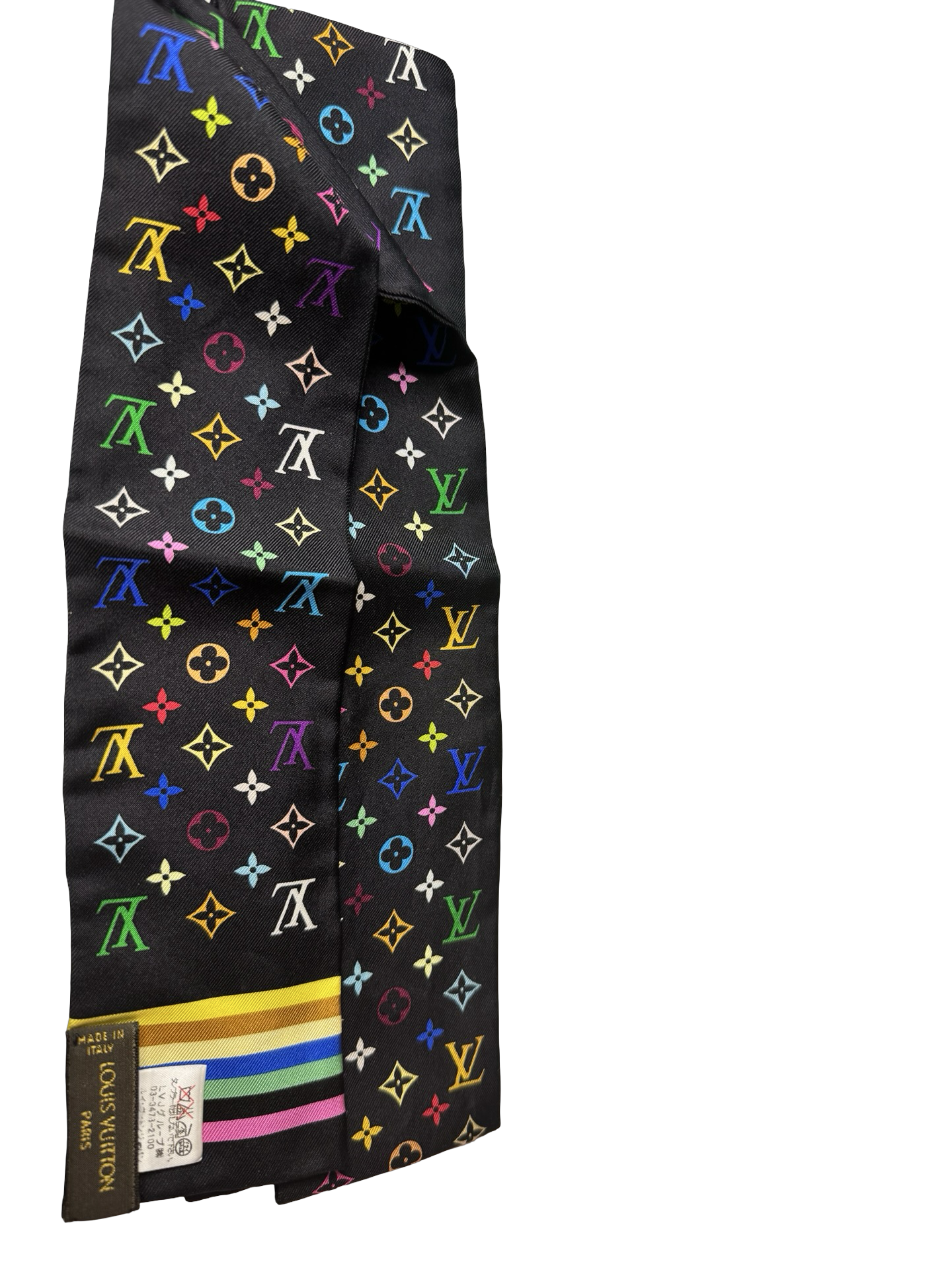 Louis Vuitton x Takashi Murakami Multicolore Bandeau / Scarf – Rare Vintage Preloved