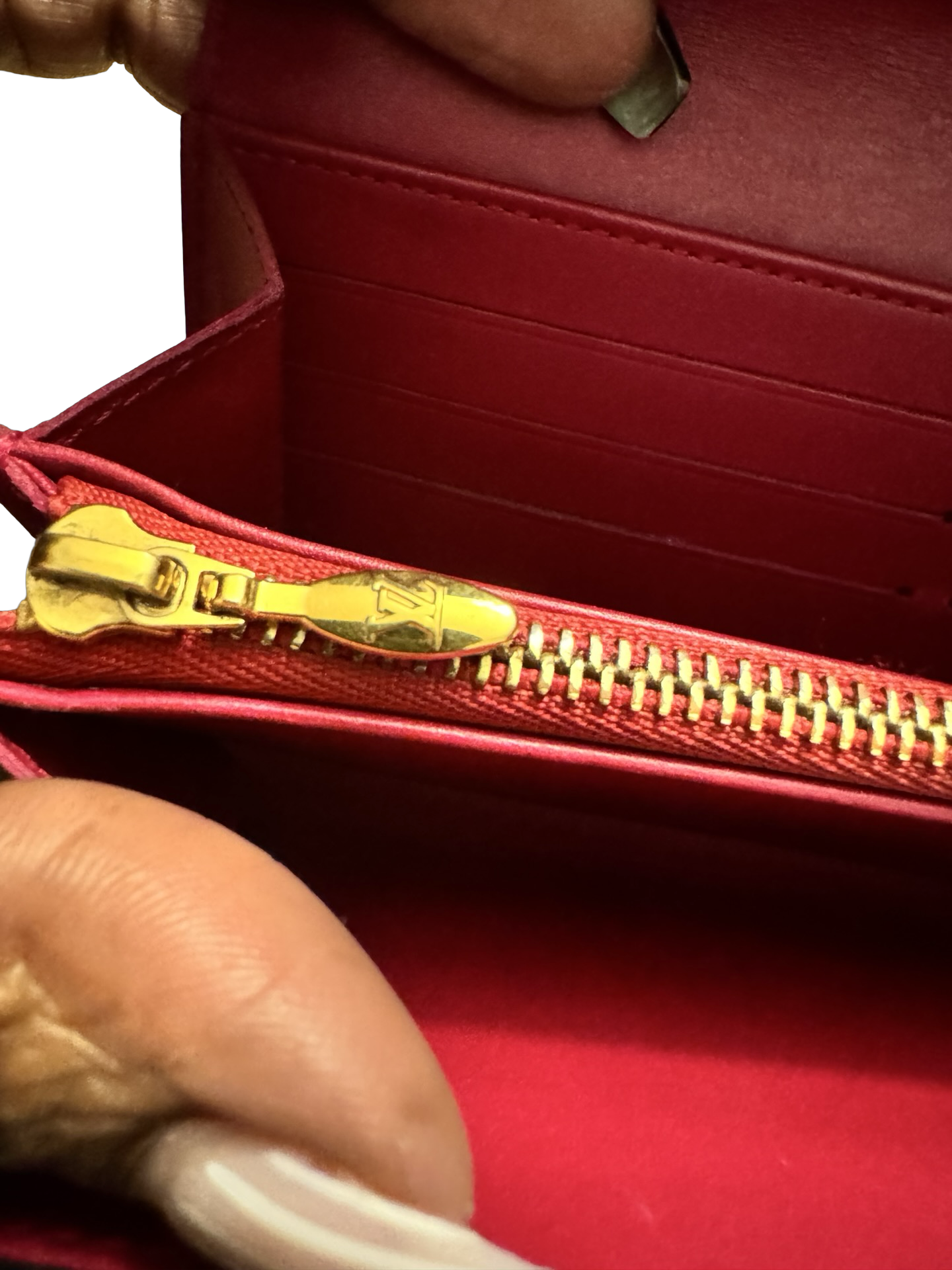 Louis Vuitton Monogram Vernis Sarah Wallet - Preloved