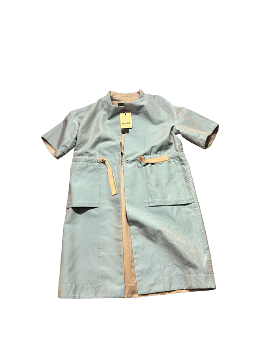 Moorer Verona Reversible Short-Sleeve Lightweight Parka/Coat Sz42