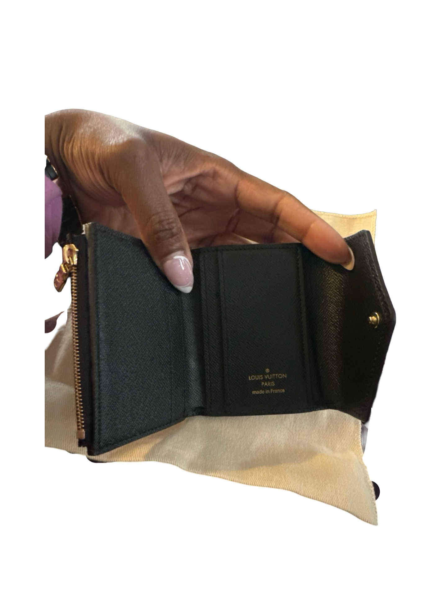 Louis Vuitton Reverse Monogram Zoé Wallet