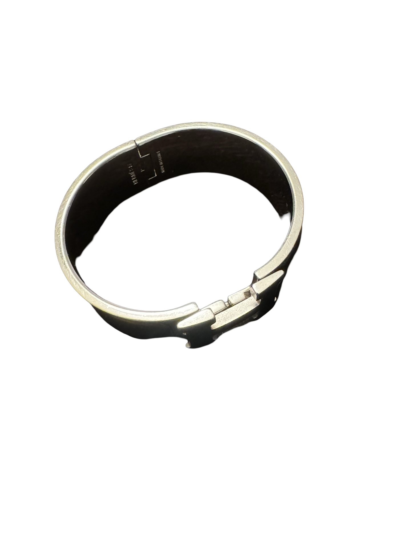 Hermès Clic Clac H Bracelet – Black Enamel PM (Wide)