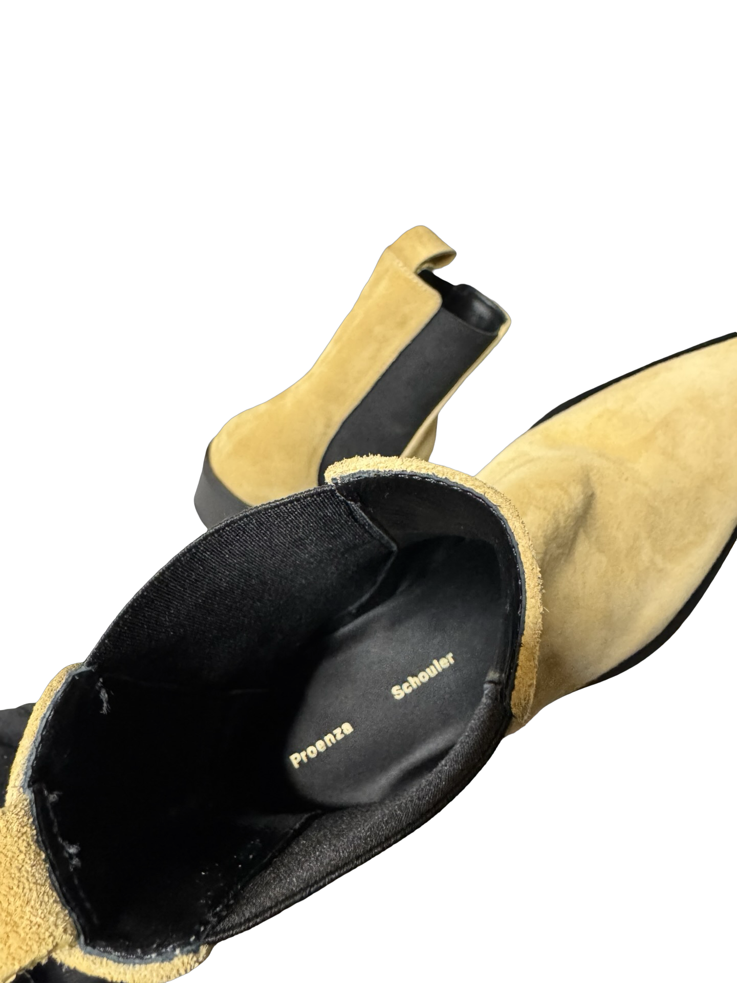 Proenza Schouler Bronco Suede Chelsea Boot- Sand