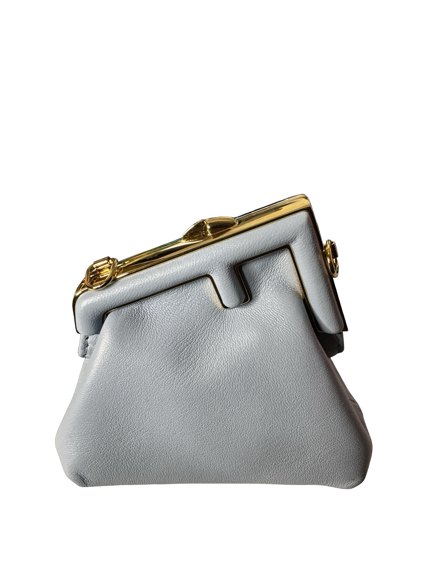 Fendi First Nano Bag – Baby Blue Nappa Leather-NWOT