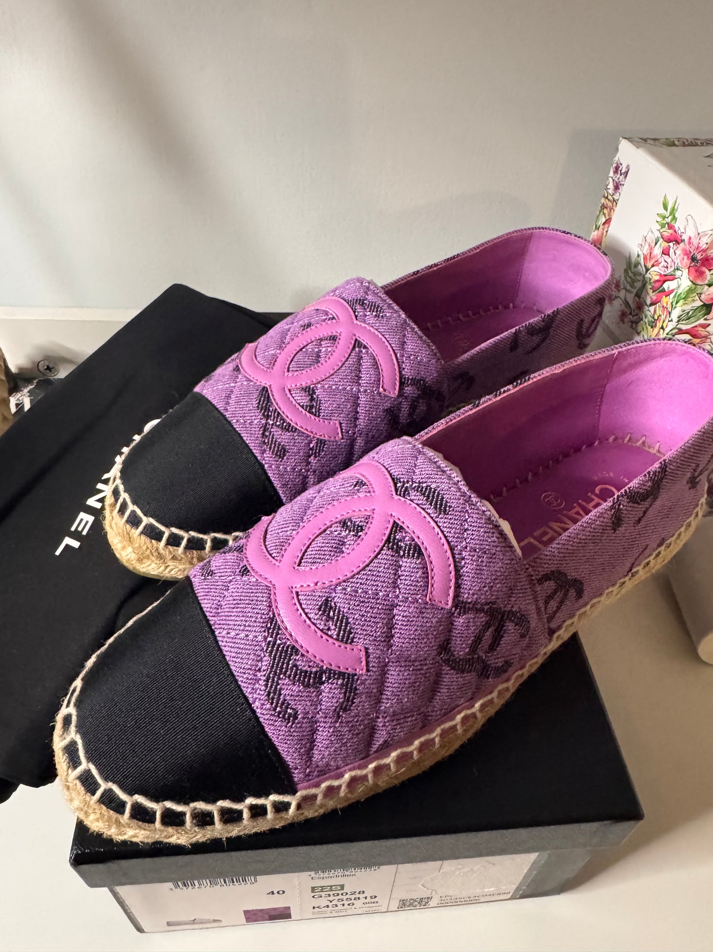 Chanel 22S Espadrilles Sz 40 BNIB