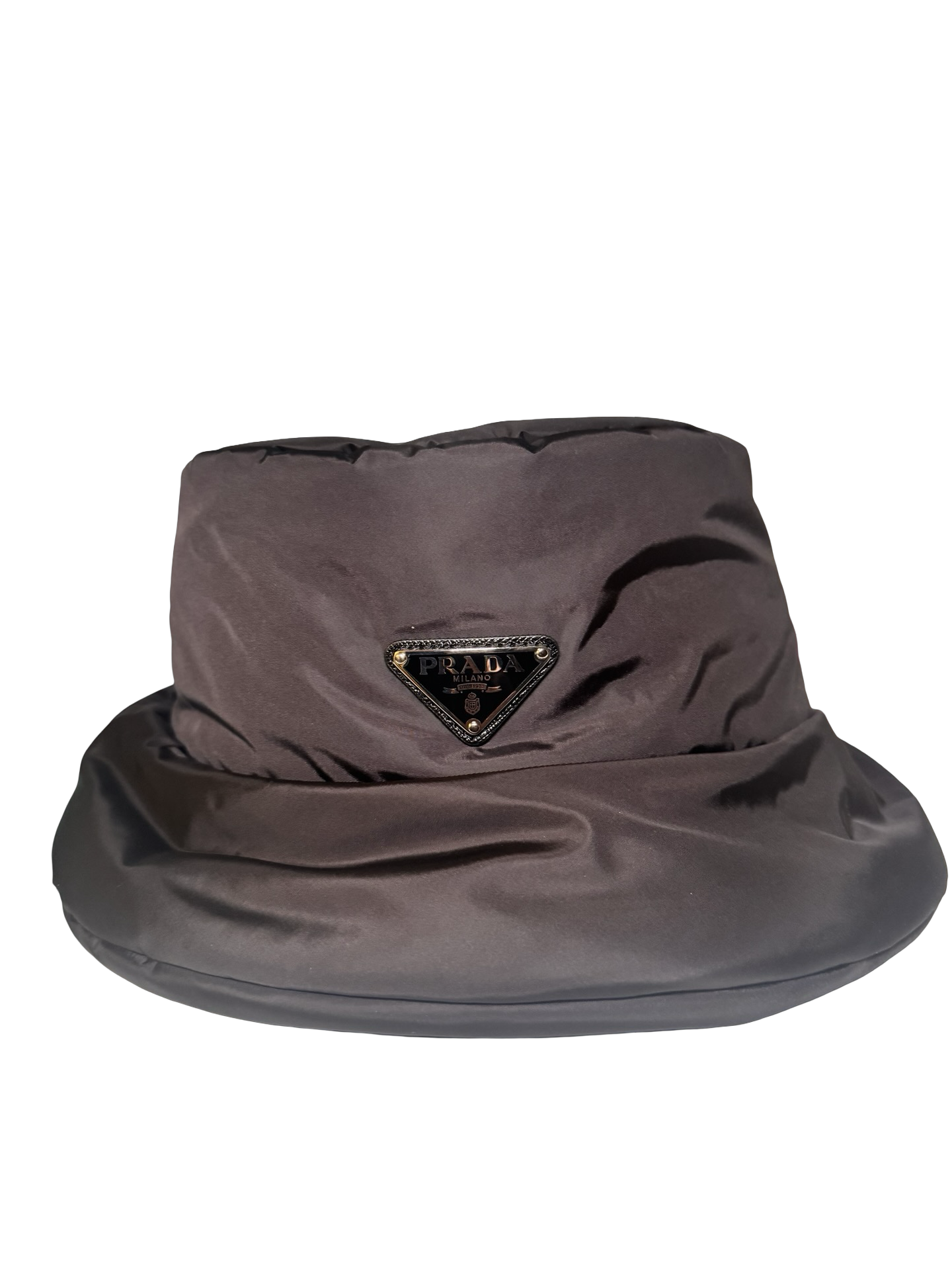 Prada Re-Nylon Padded Bucket Hat – Black (Size L)