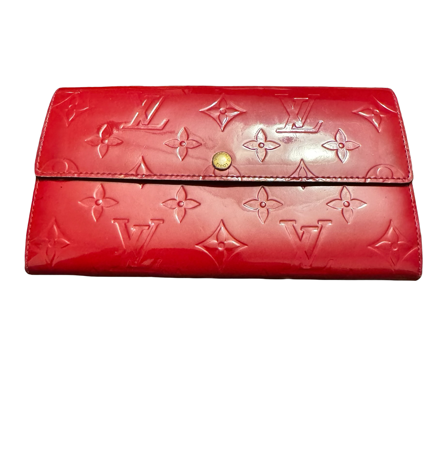 Louis Vuitton Monogram Vernis Sarah Wallet - Preloved