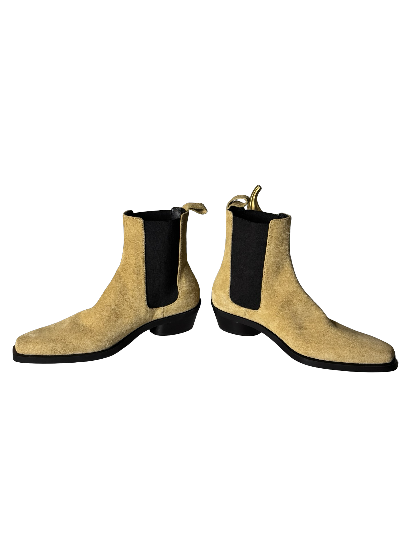 Proenza Schouler Bronco Suede Chelsea Boot- Sand