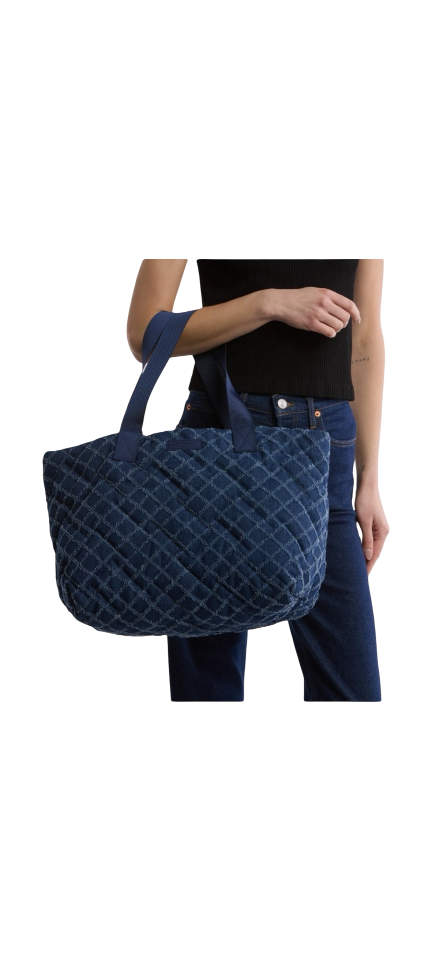 Kurt Geiger London Denim Tote NWT