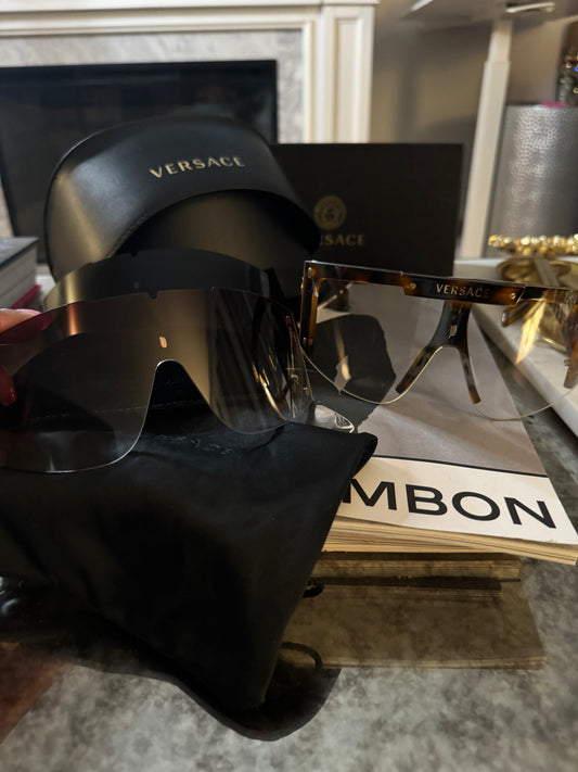 Versace Medusa Icon Shield Sunglasses (Preowned)