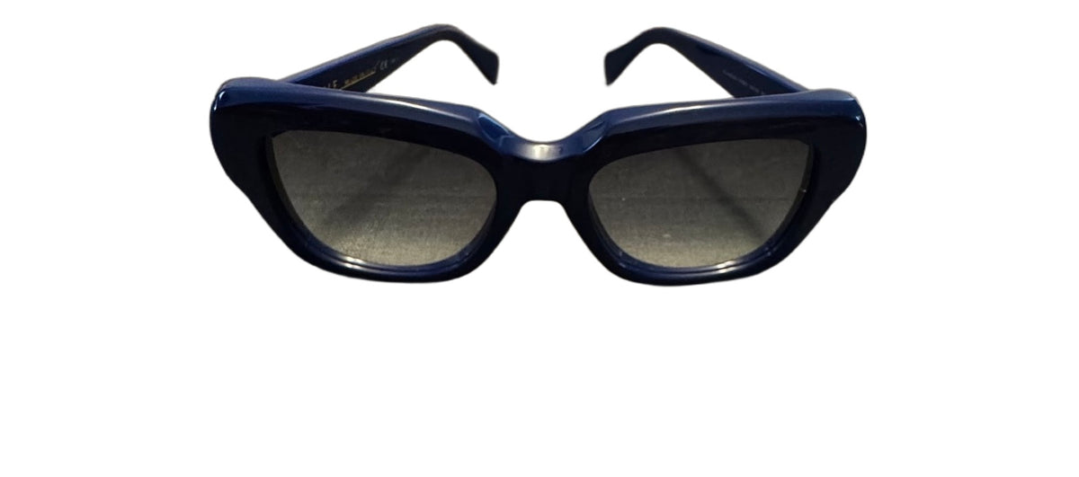 Authentic Céline Paris Blue Acetate Sunglasses (CL 41022/S) with Case