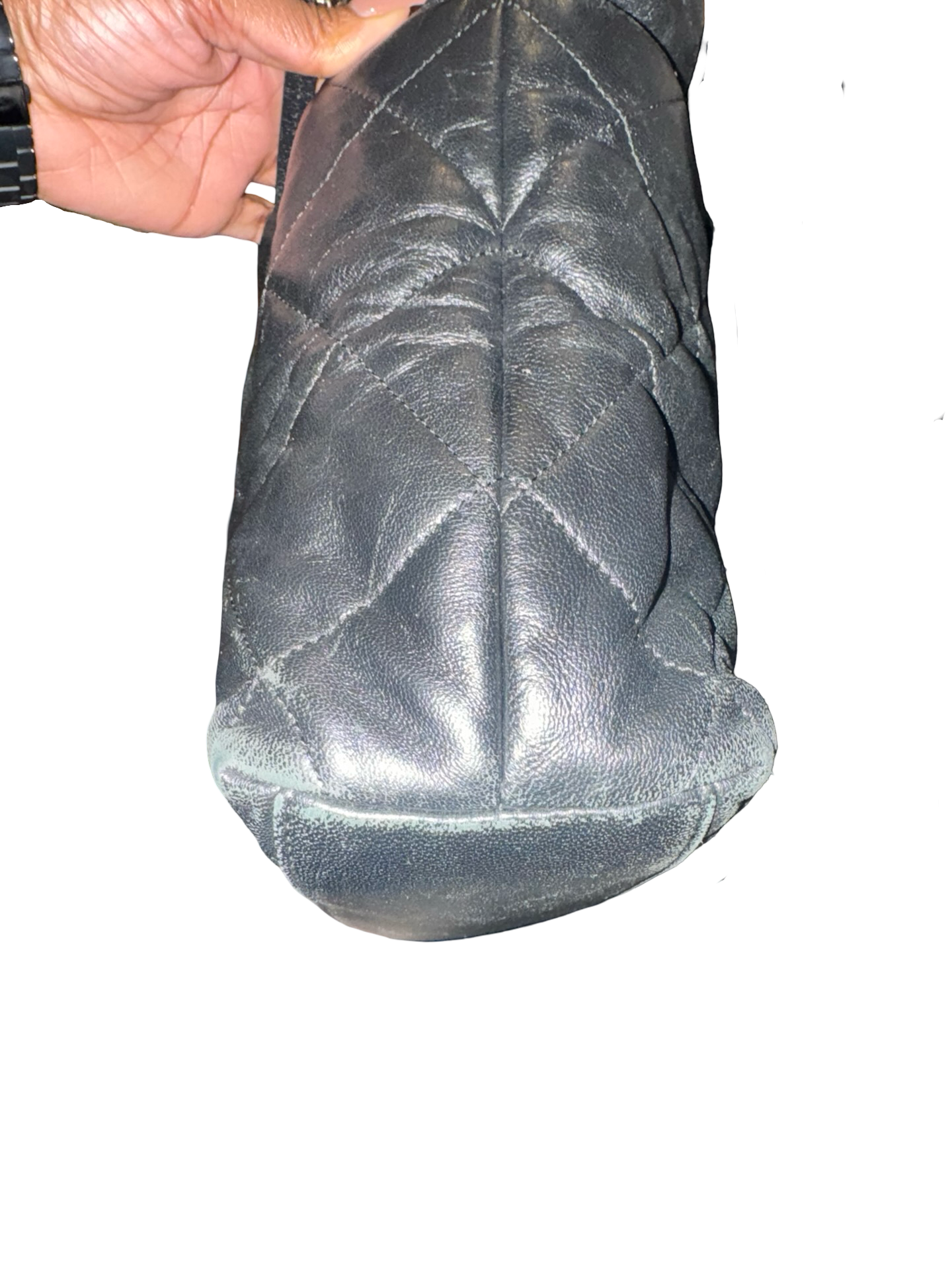 2019 Chanel Limited Edition Diamond Quilted Shopper Tote – Black Lambskin