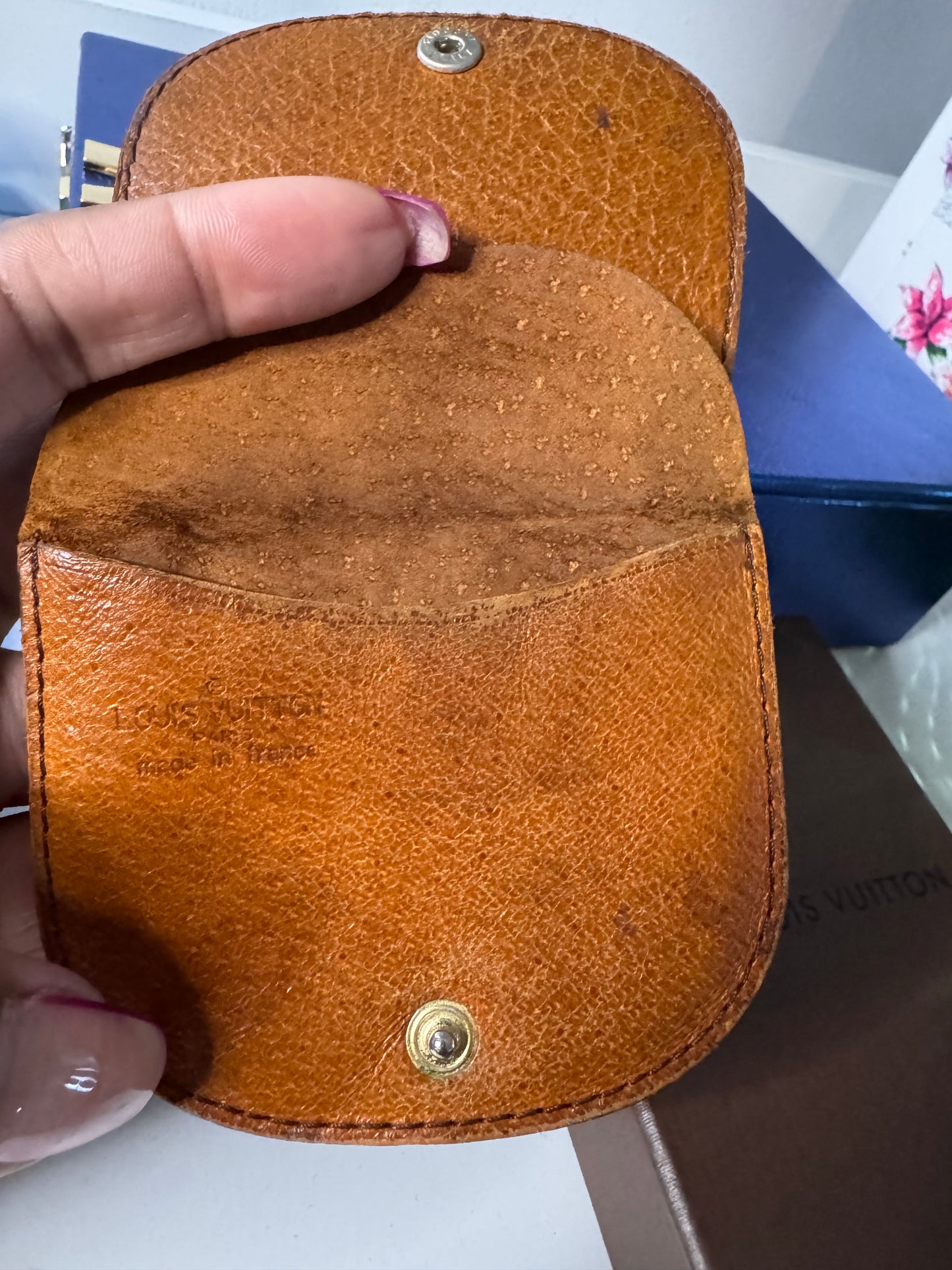 Louis Vuitton Vintage Coin Holder w/ Box