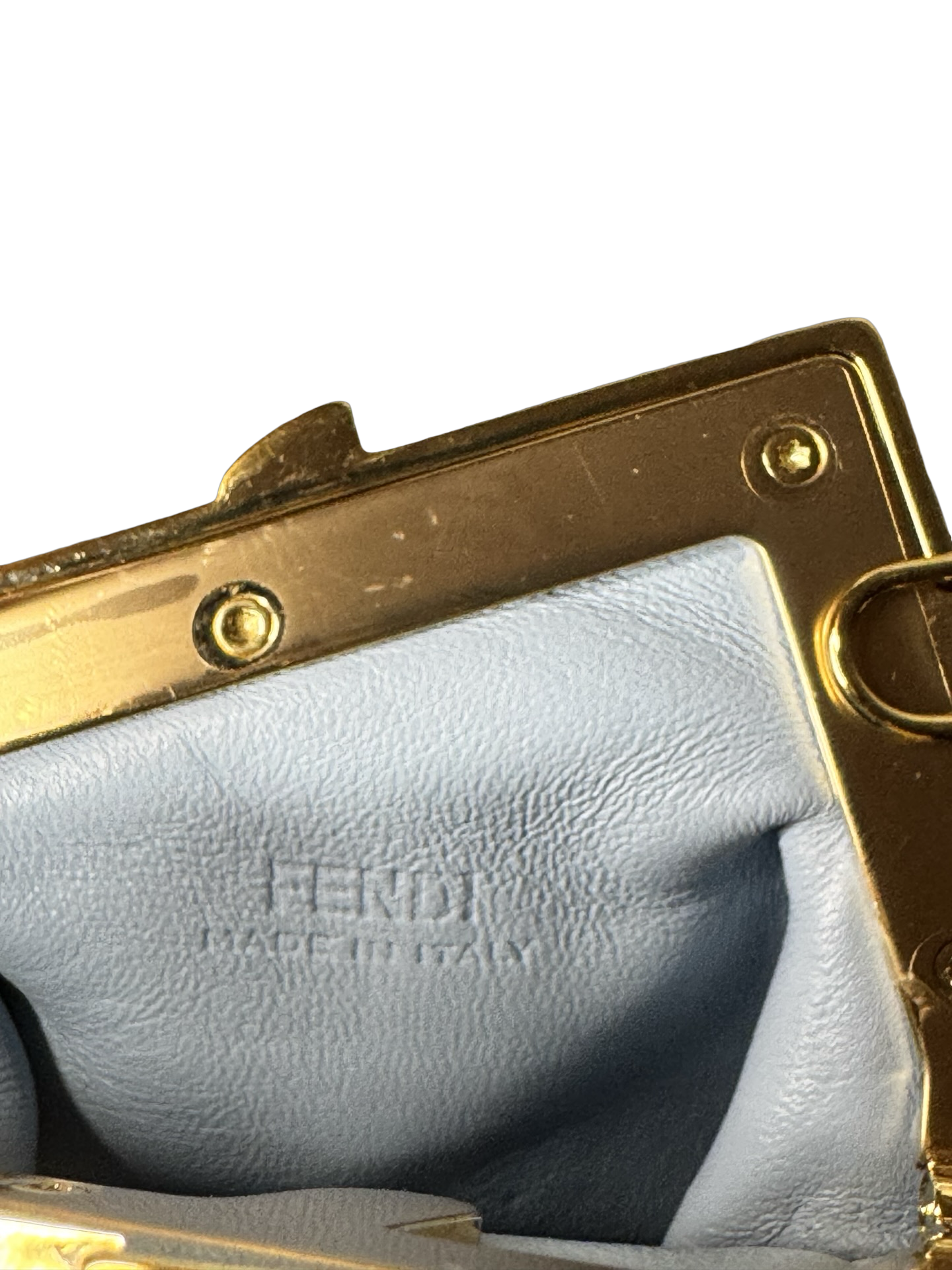 Fendi First Nano Bag – Baby Blue Nappa Leather-NWOT