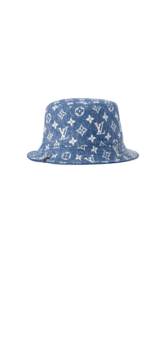 Louis Vuitton Denim Bob Bucket Hat (Preloved)