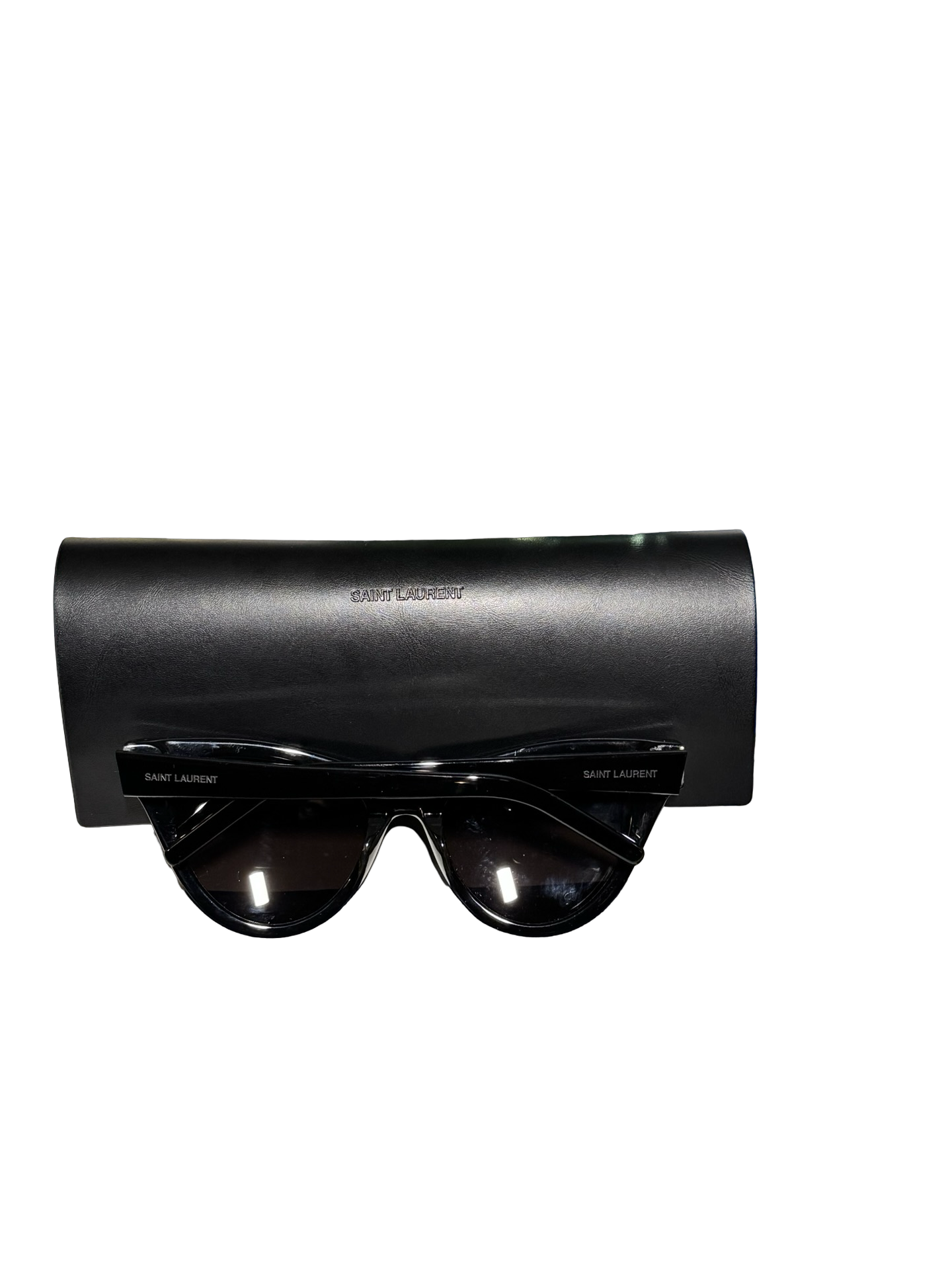 Saint Laurent SL 425 Cat-Eye Sunglasses - Shiny Black