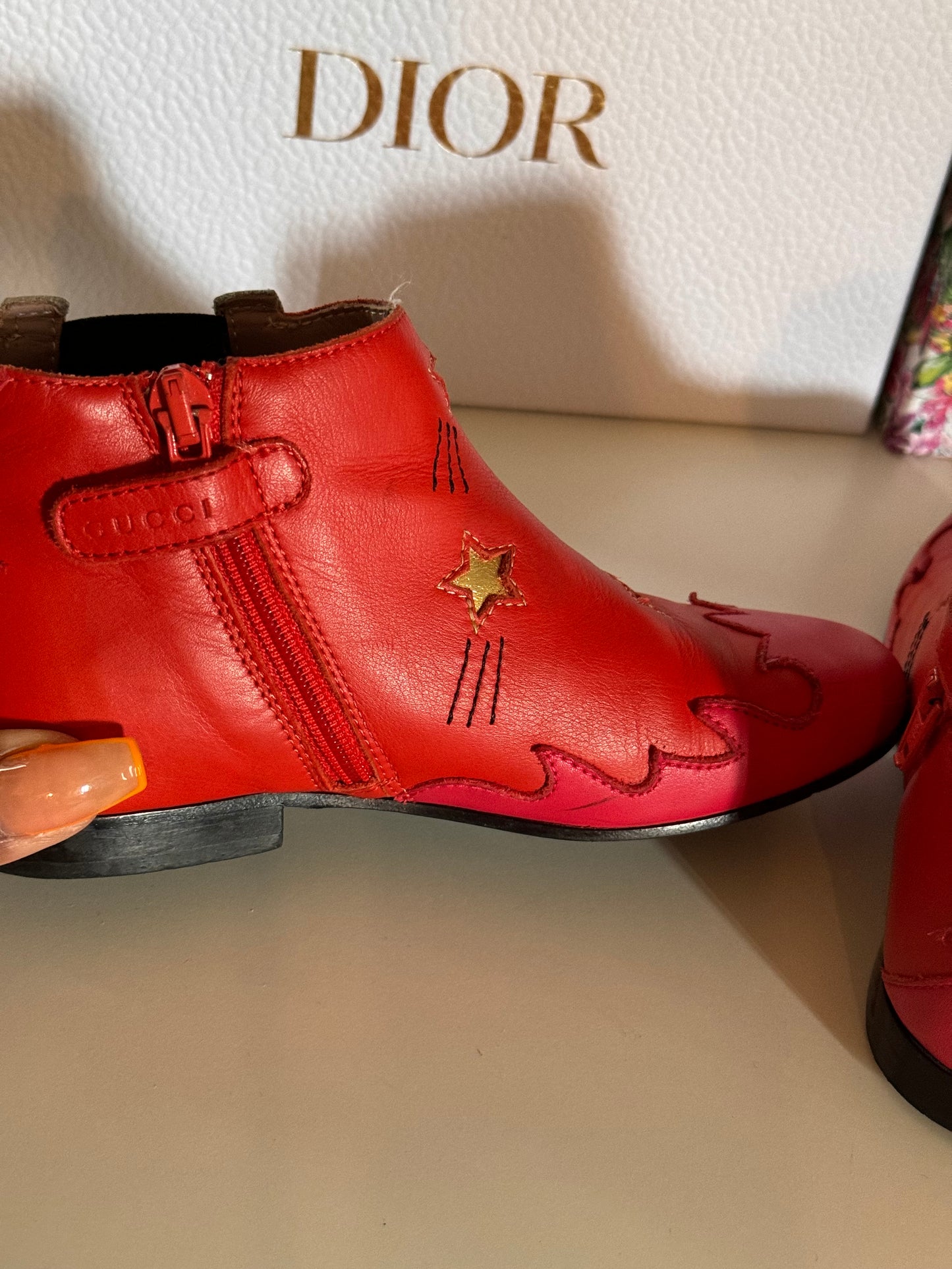 Gucci Girls Boot Sz29 (Preloved)