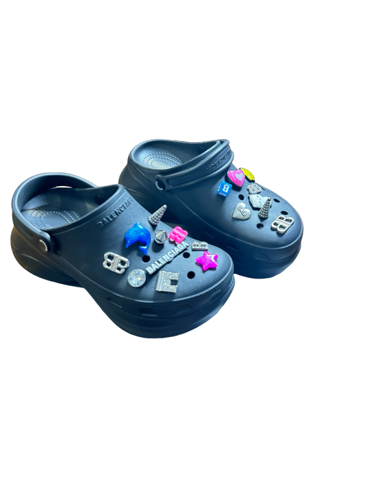 Balenciaga x Crocs Madame Jibbitz Mule Platform Strap — Size 39