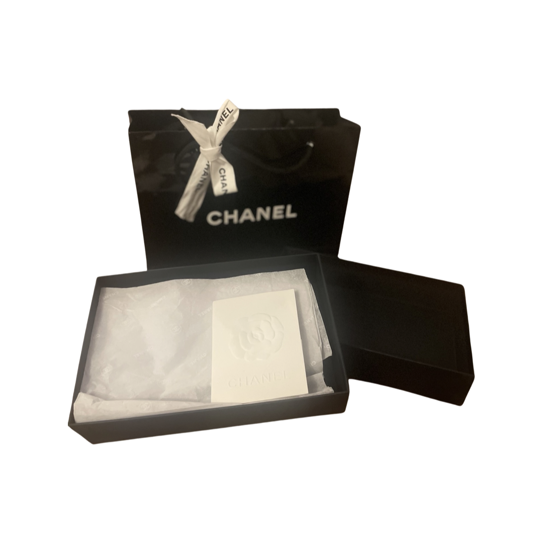 Chanel Yen Caviar Leather Wallet (Preowned)