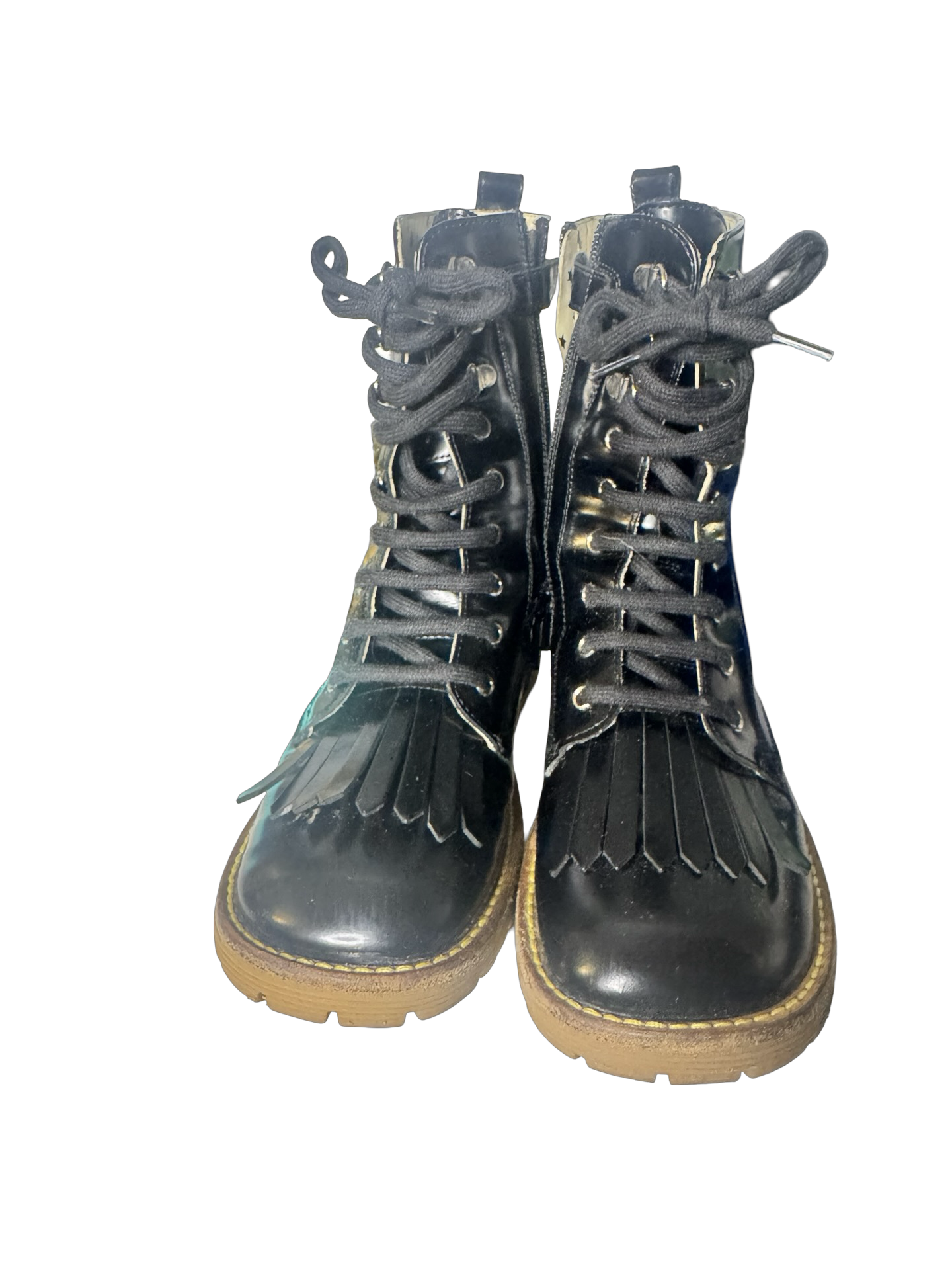 Gucci Girls GG Lace-Up Boots – Size 31 (US 13Youth) Preloved