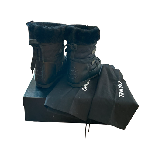 Rare Chanel Ski Boots ( Preowned)