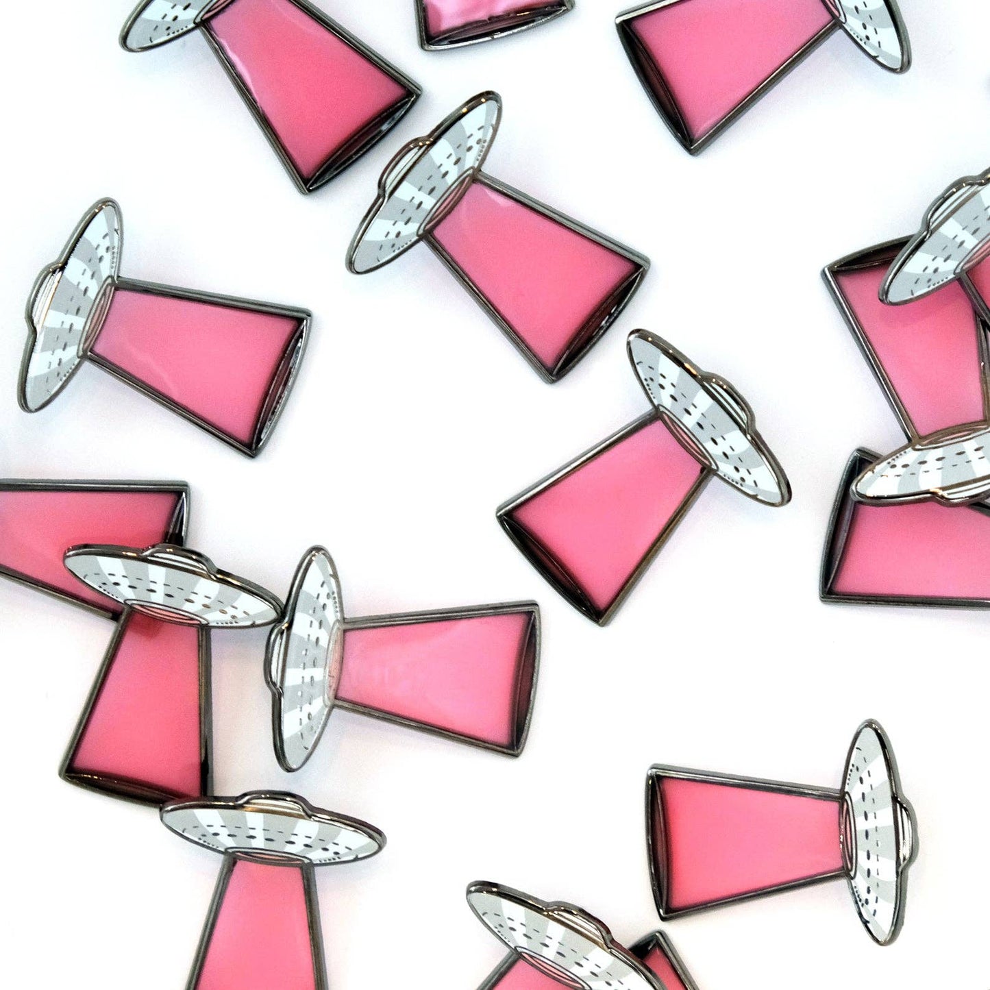 UFO Lapel Pin - Red