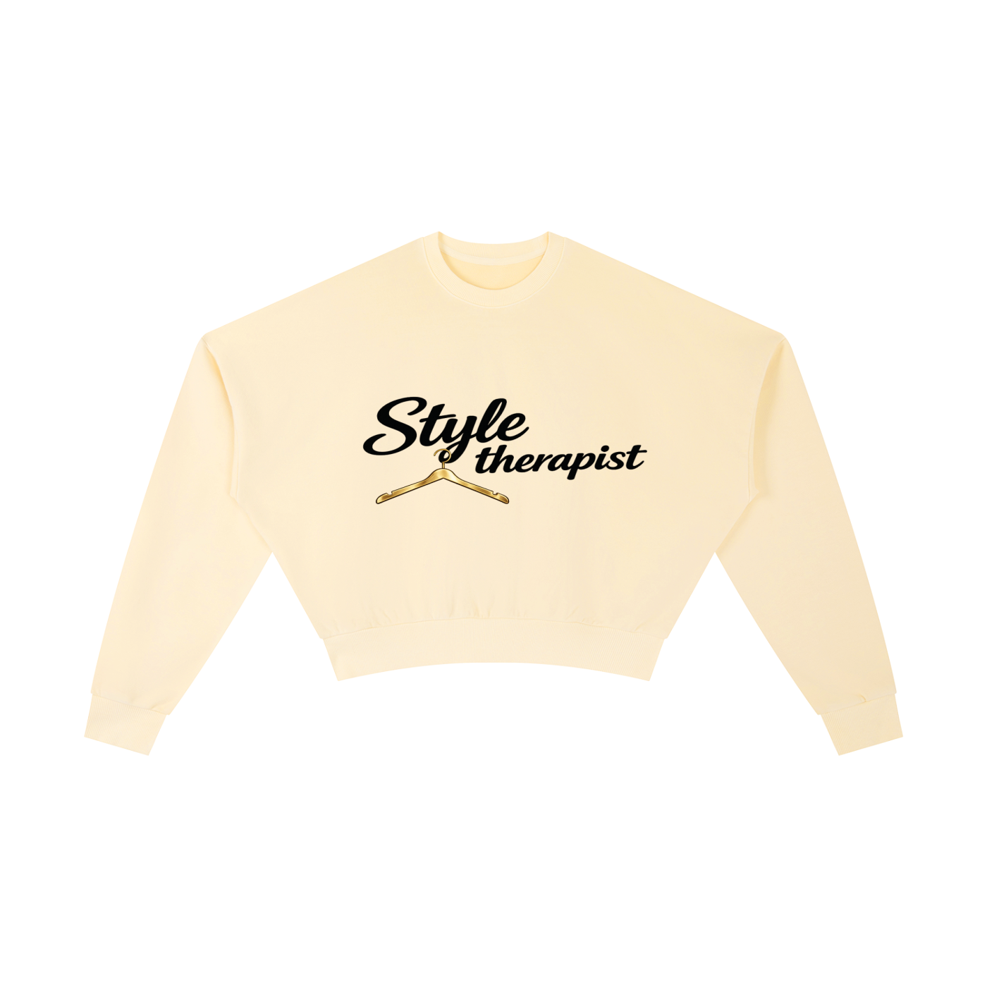 Style Therapist Vintage Washed Cropped Sweatshirt
