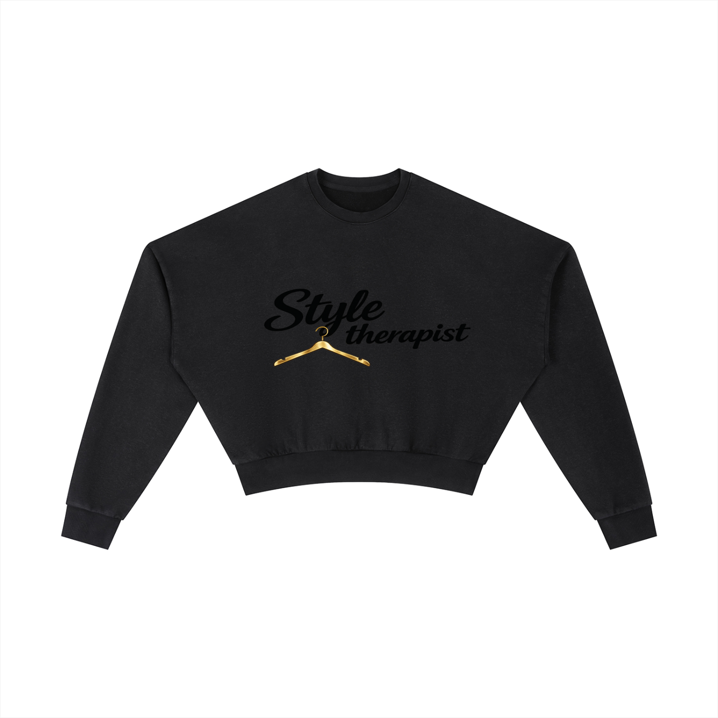 Style Therapist Vintage Washed Cropped Sweatshirt