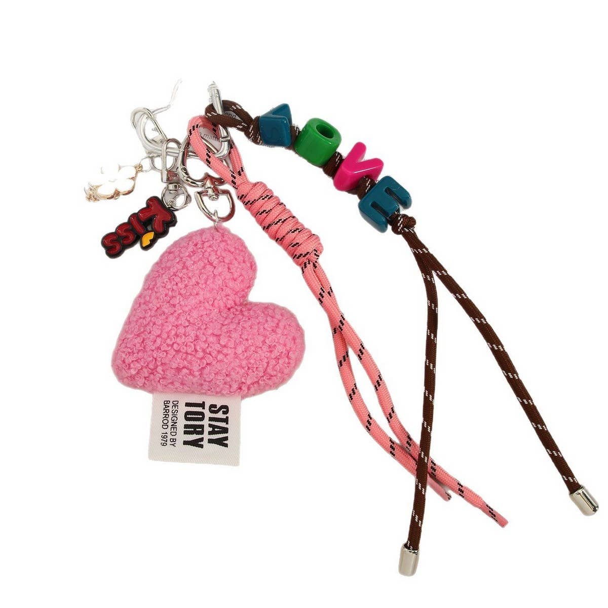 Plush Heart LOVE Bag Charm