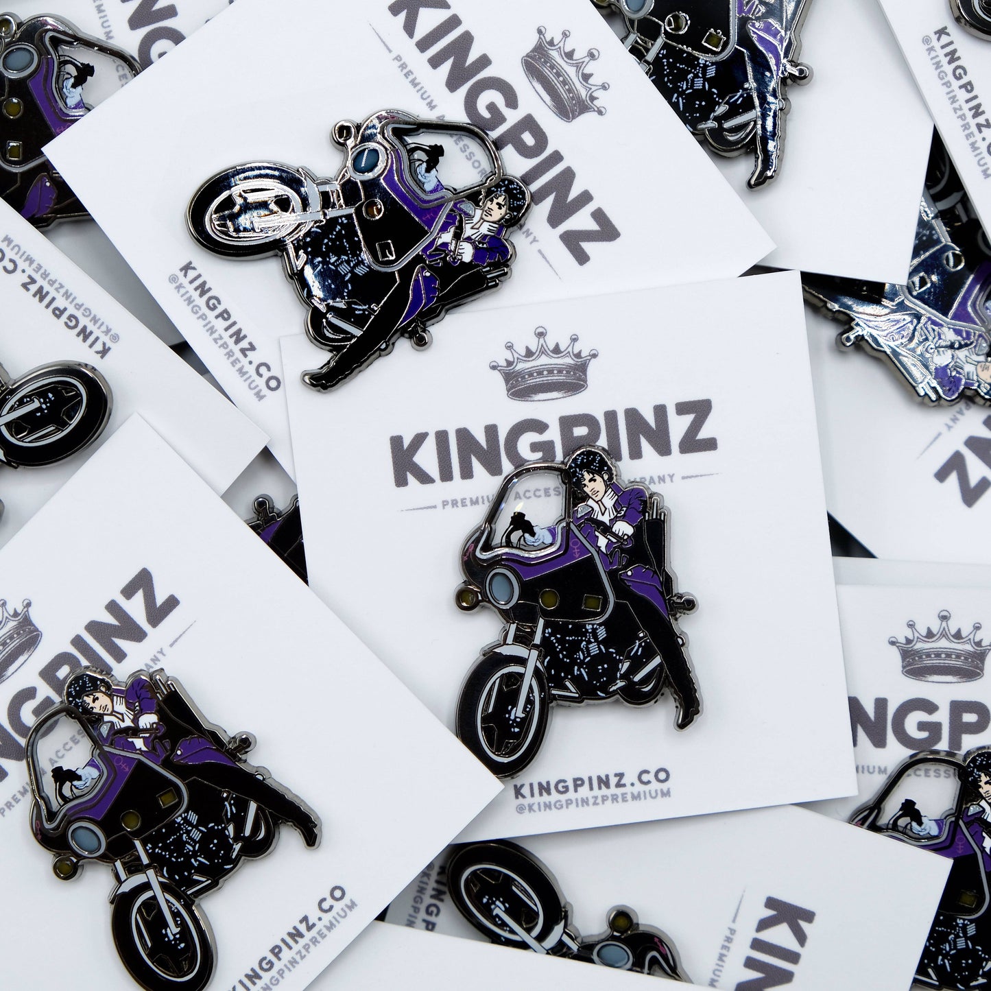 Purple Rain Lapel Pin